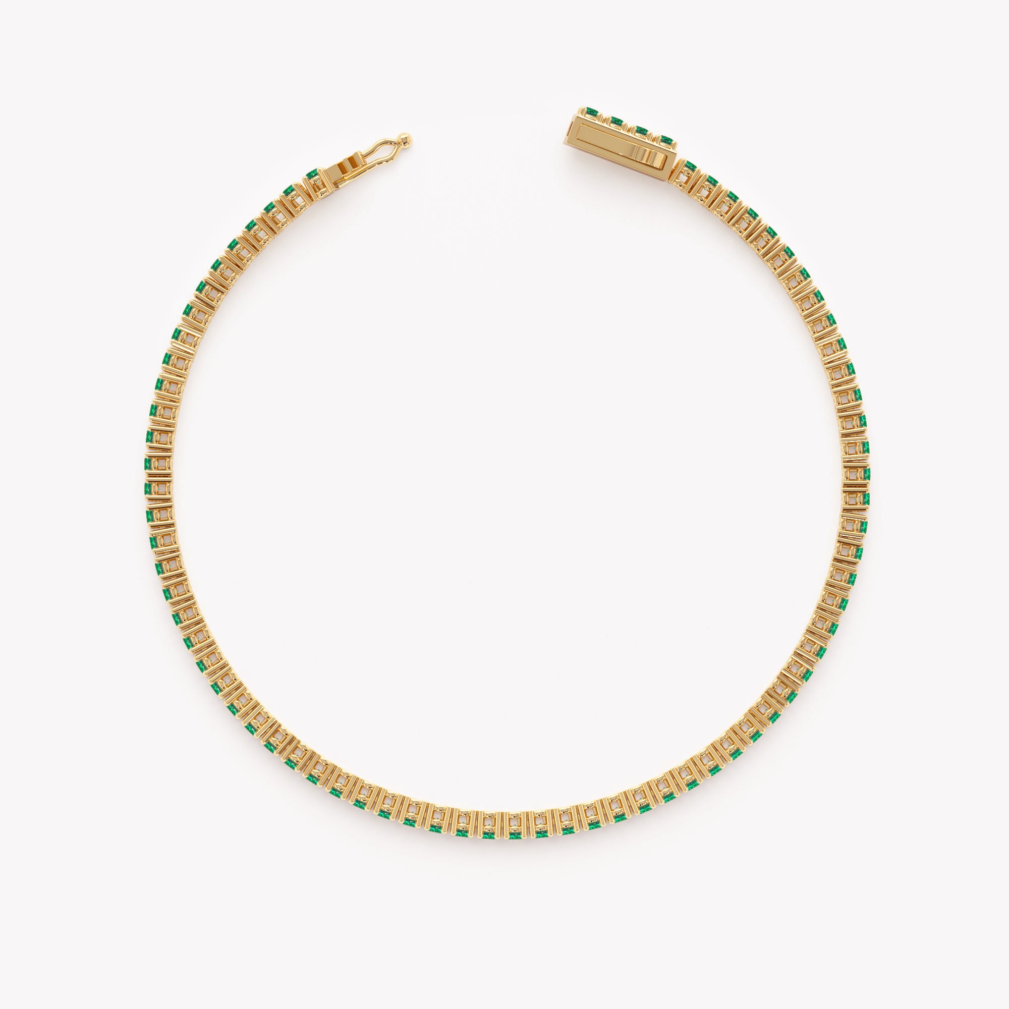 Emerald Connector Bracelet