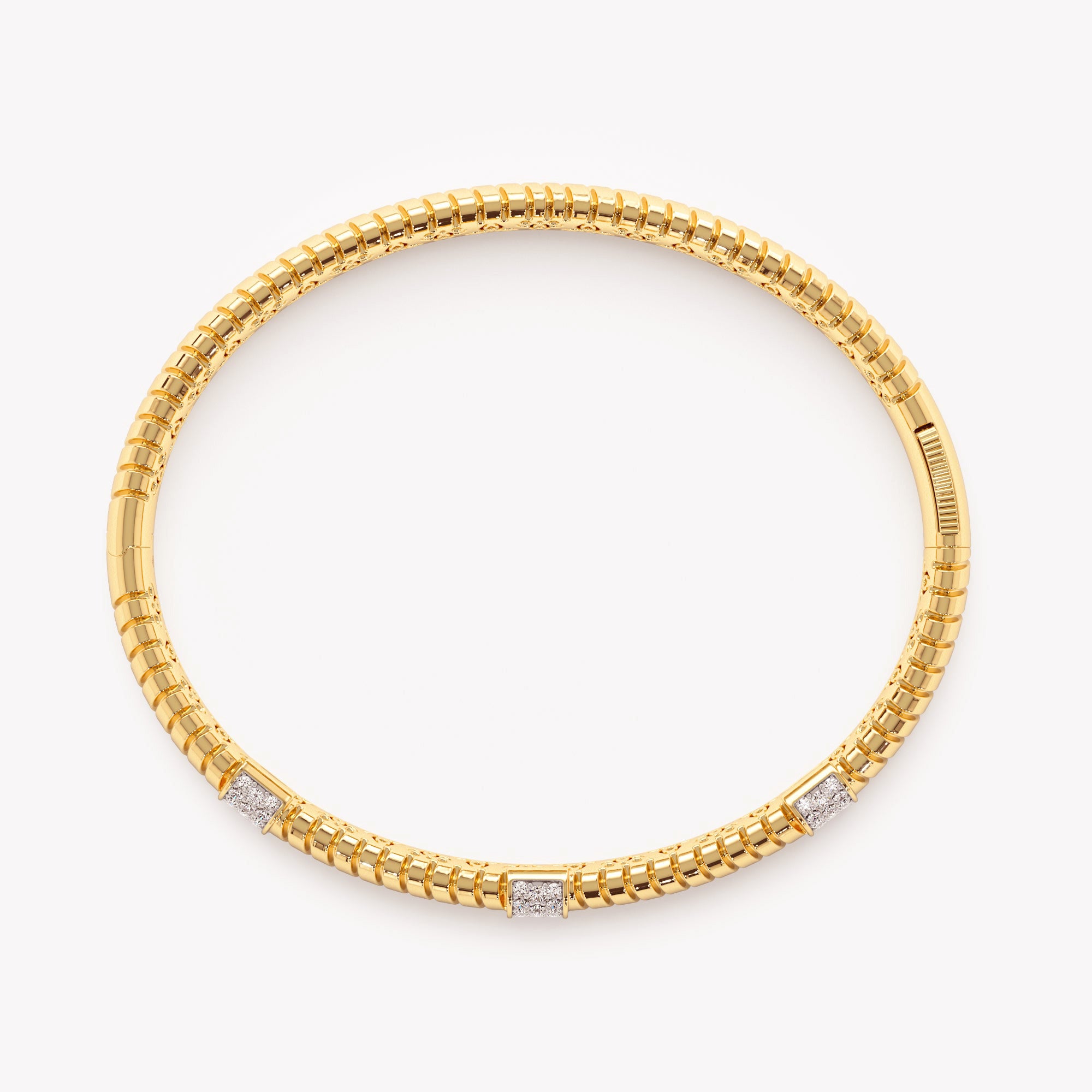 Ribbed Cuff Bracelet