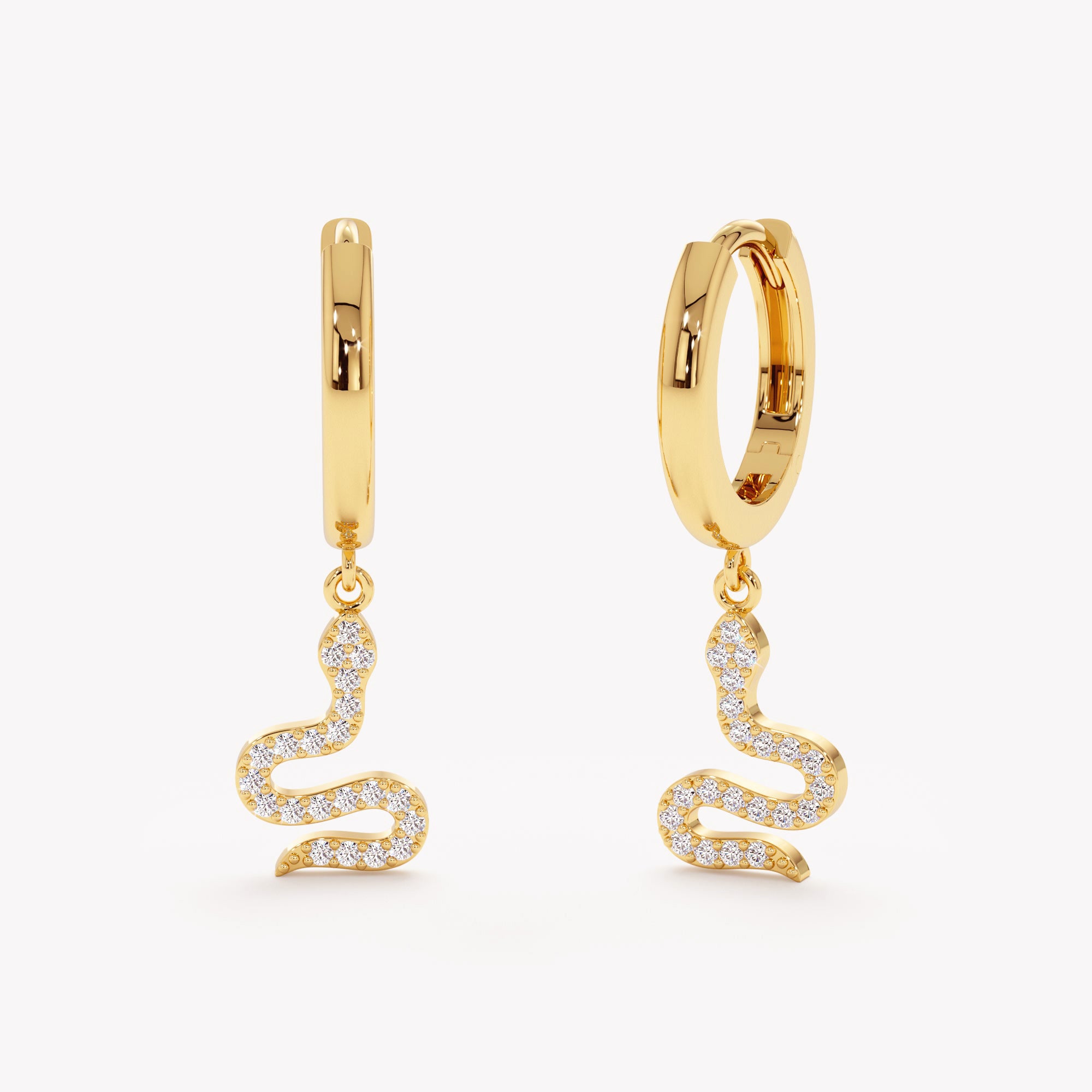 Enchanted Serpent Hoops