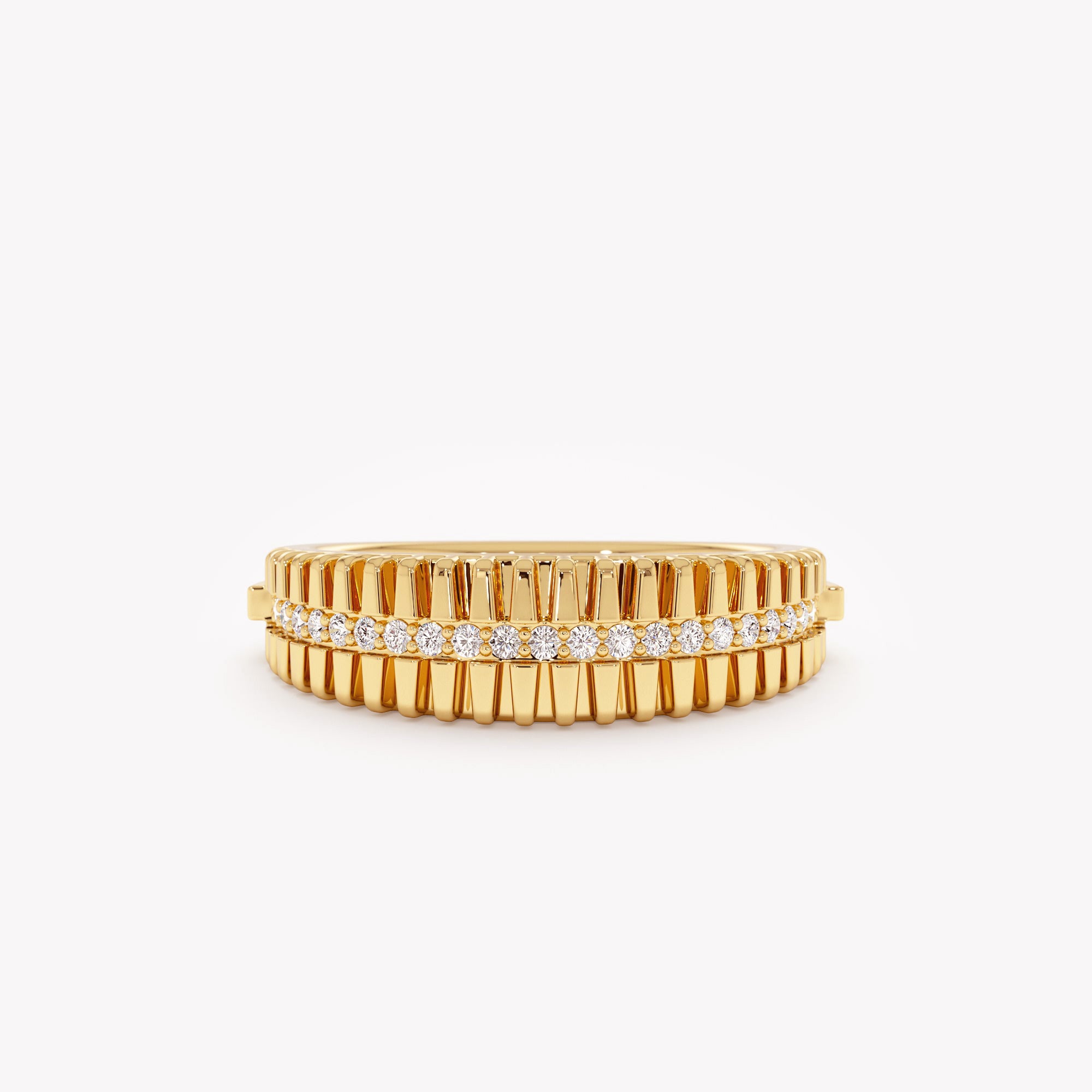 Glimmering Deco Charm Ring