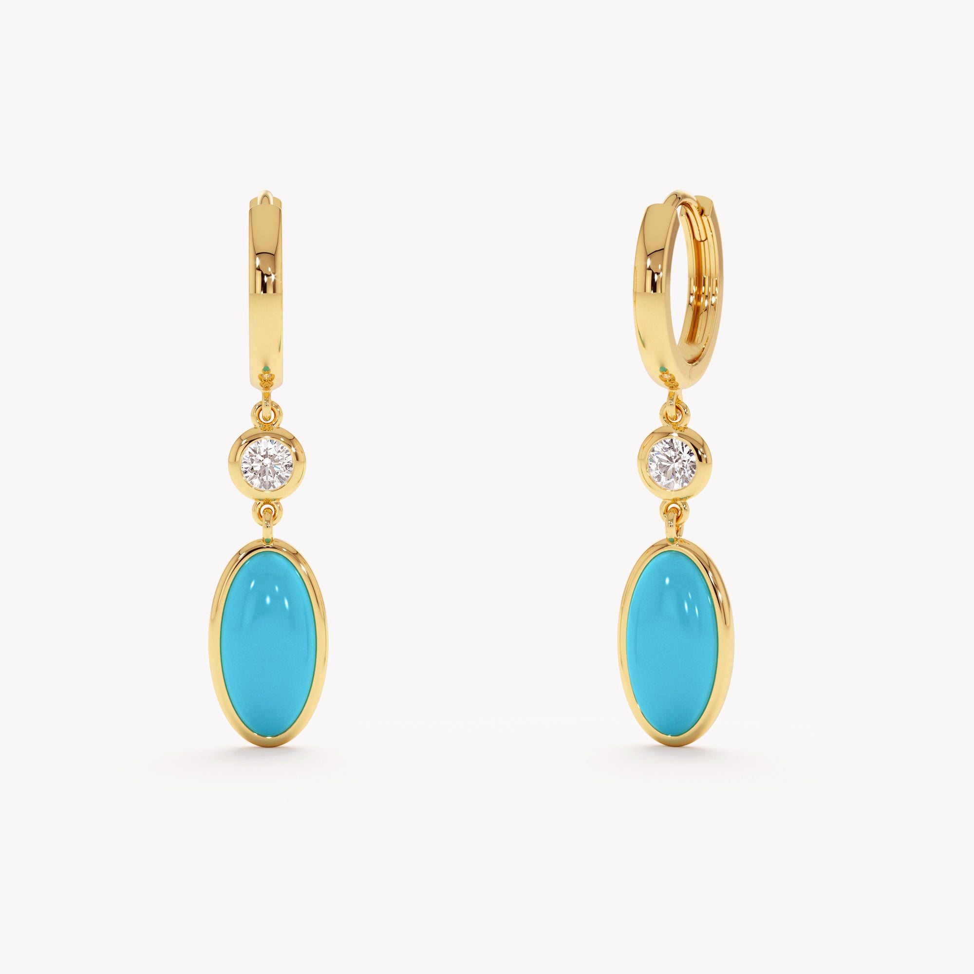 Sky Stone Drop Earrings