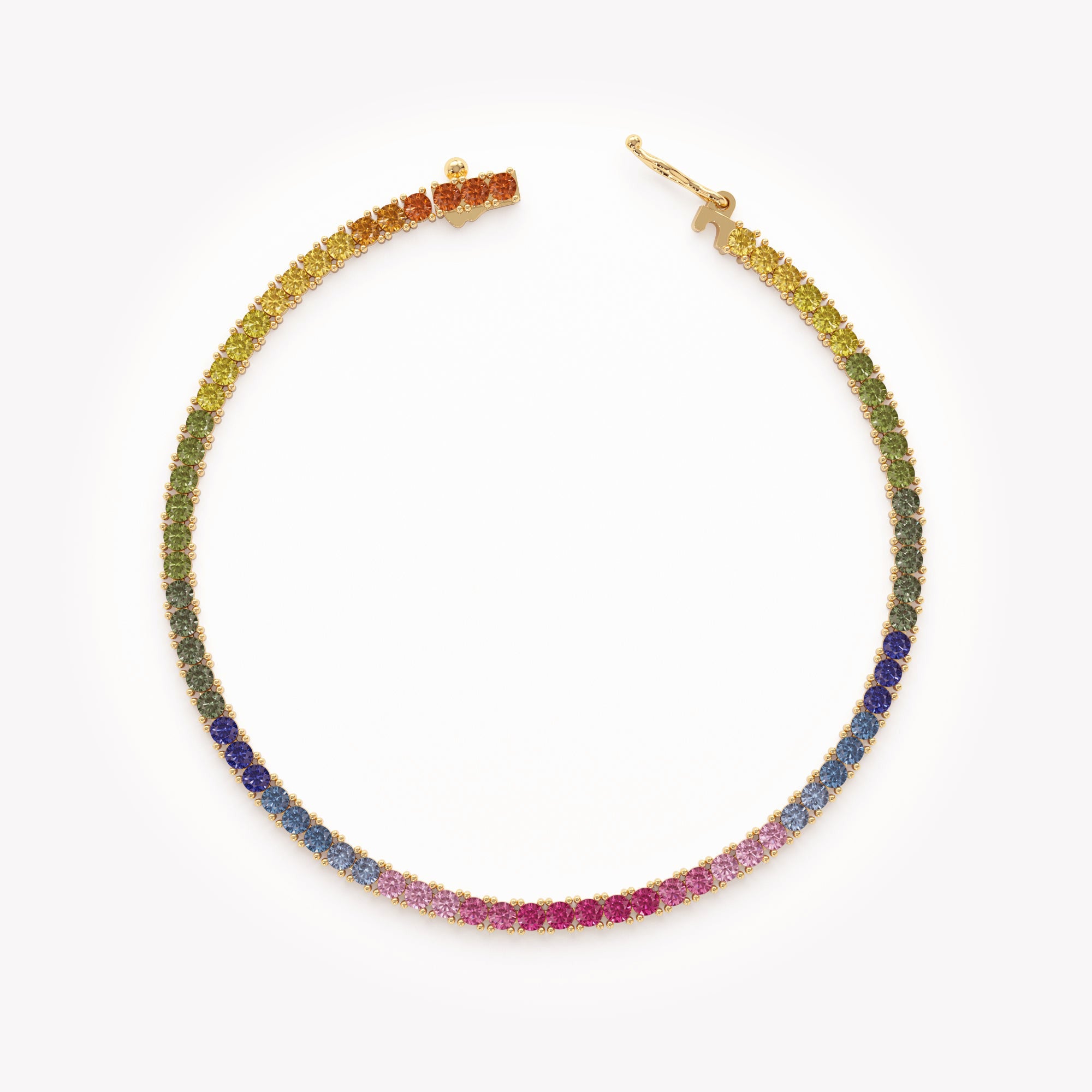 Chromatic Spark Tennis Bracelet