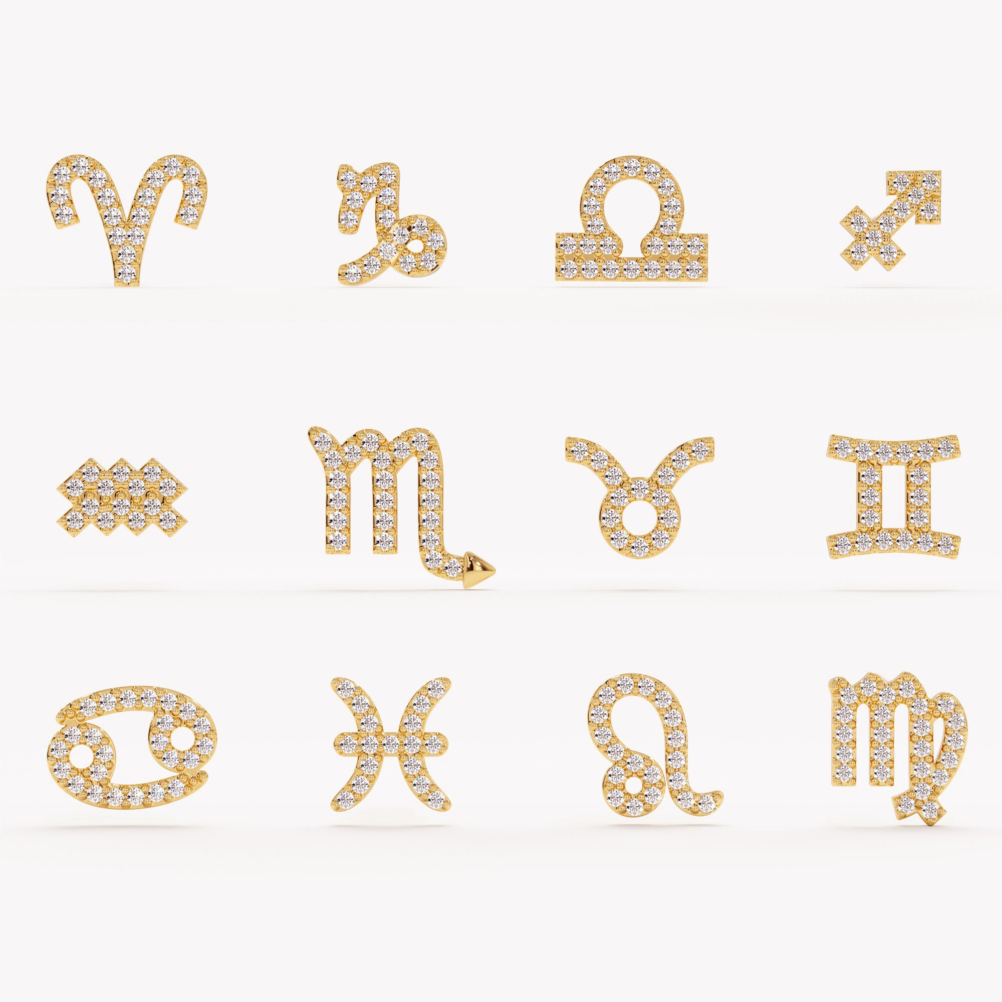 Zodiac Symbol Earrings
