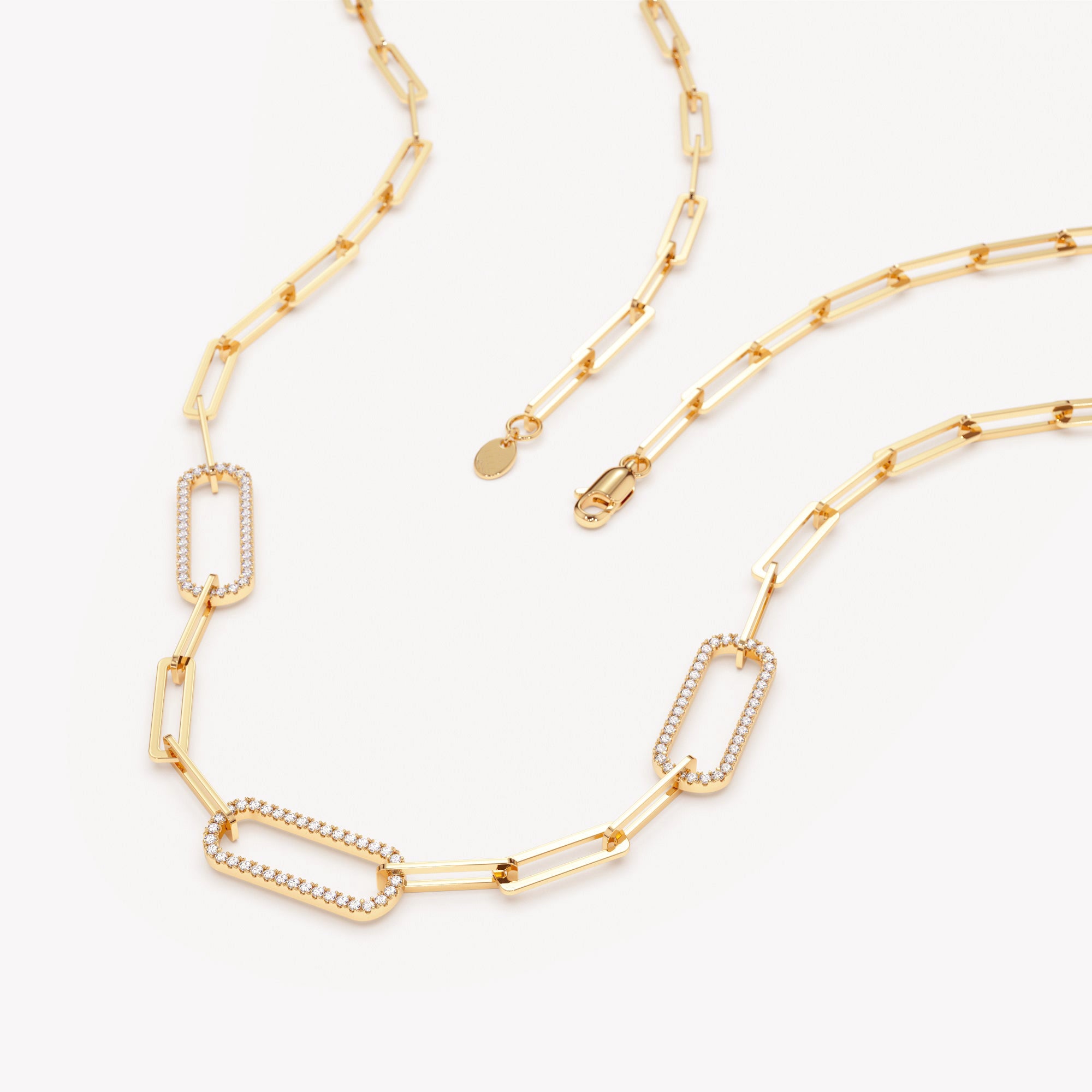 Edgy Paperclip Necklace