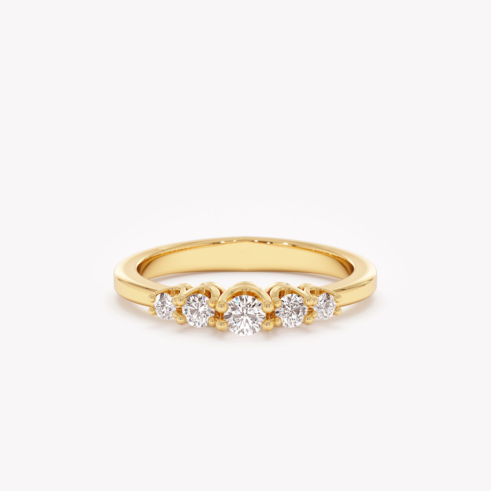 Ascending Sparkle Ring