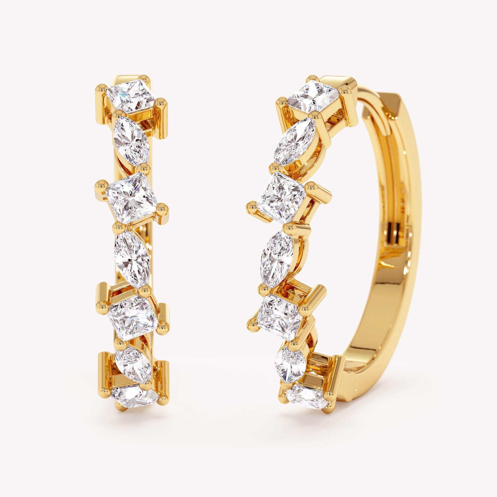 Dazzle Cluster Hoops