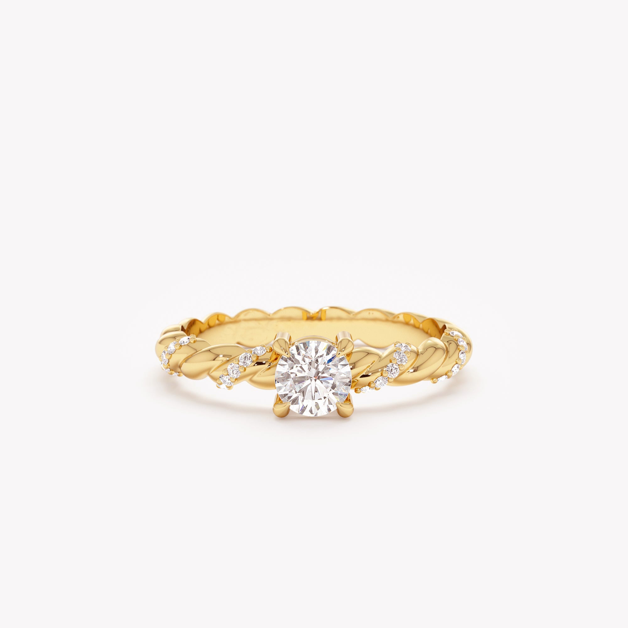 Twirl Diamond Ring