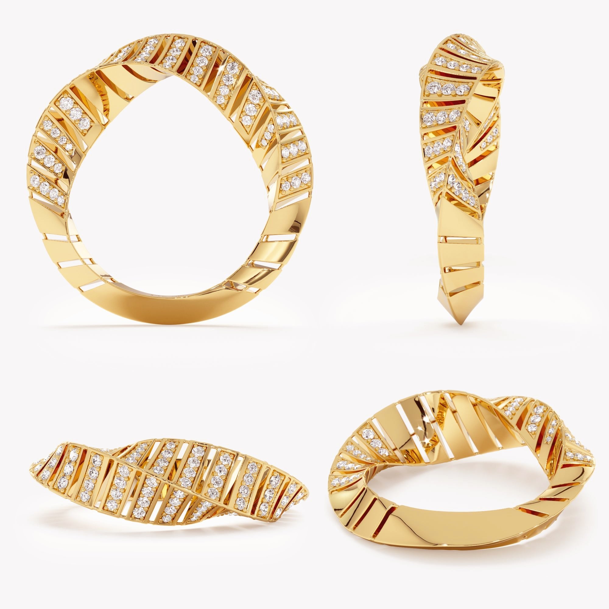 Helix Spark Diamond Ring