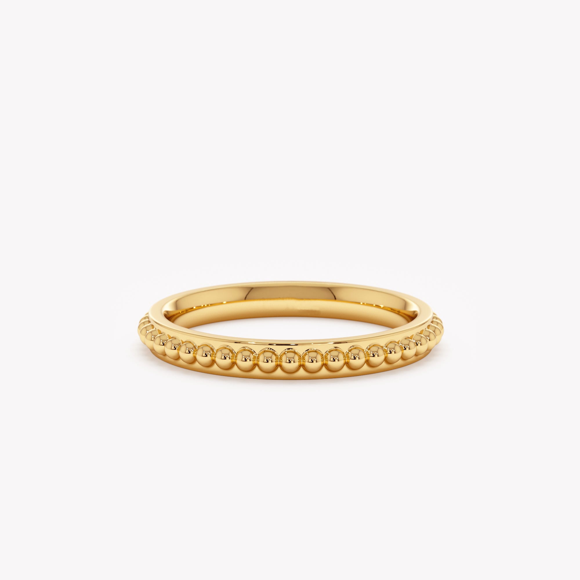 Textured Bead Eternity Band