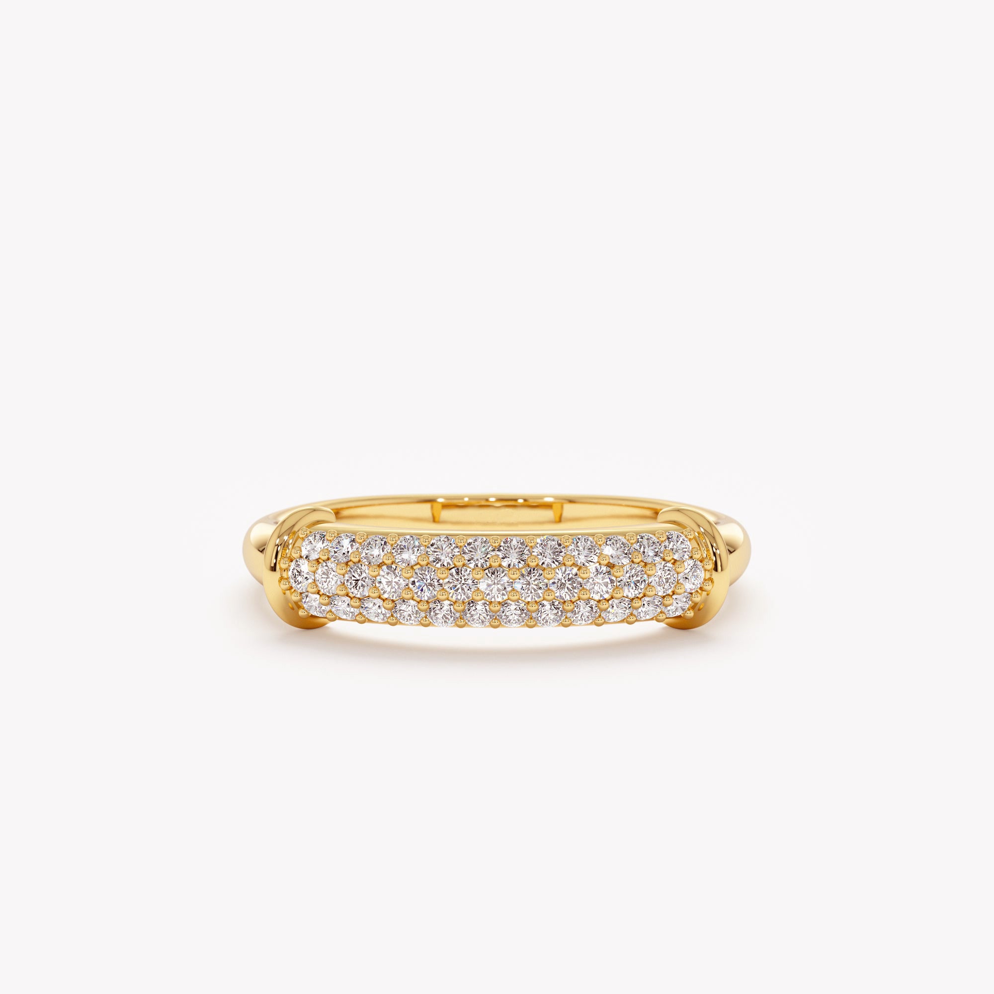 Celeste Paved Dome Ring