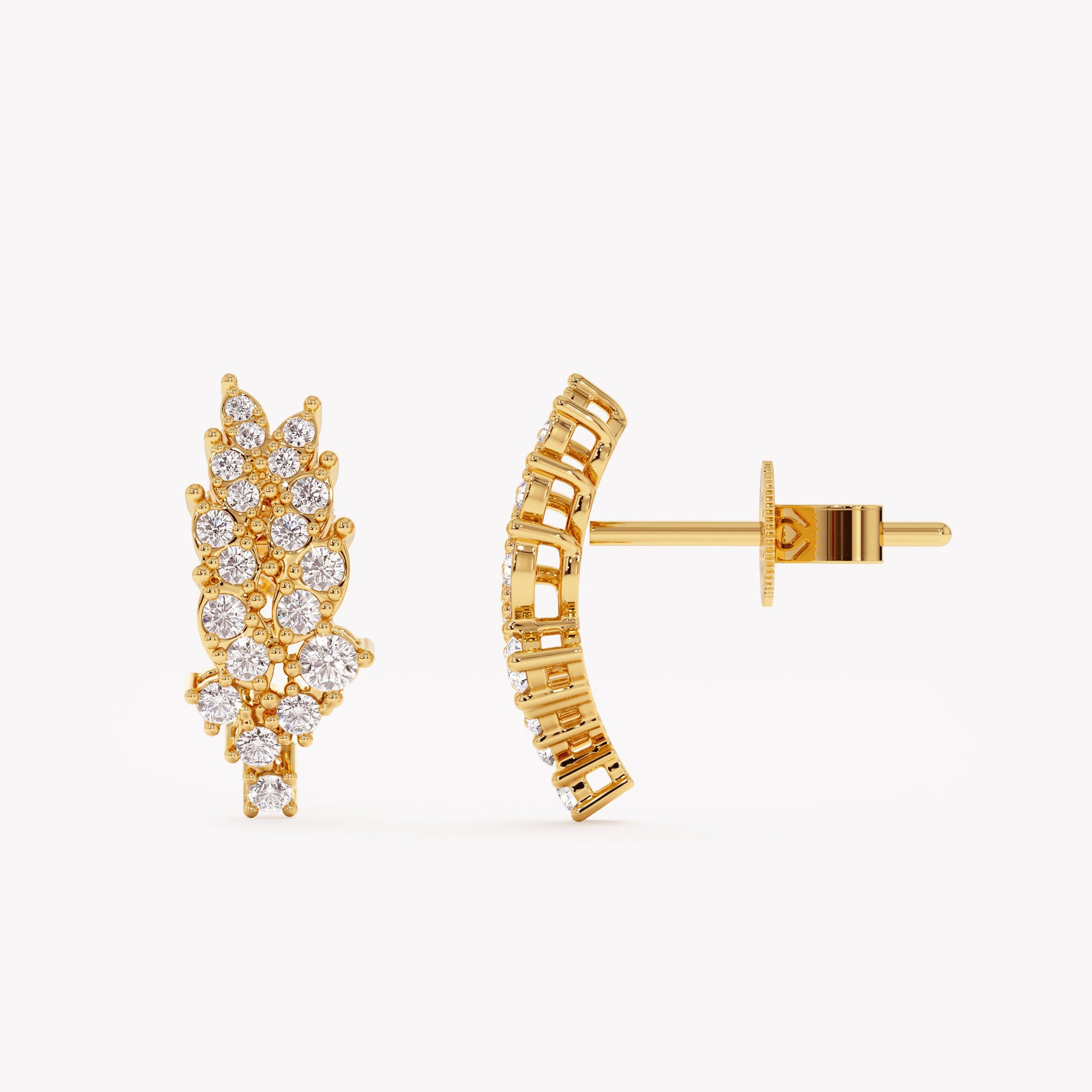 Botanical Leaf Studs
