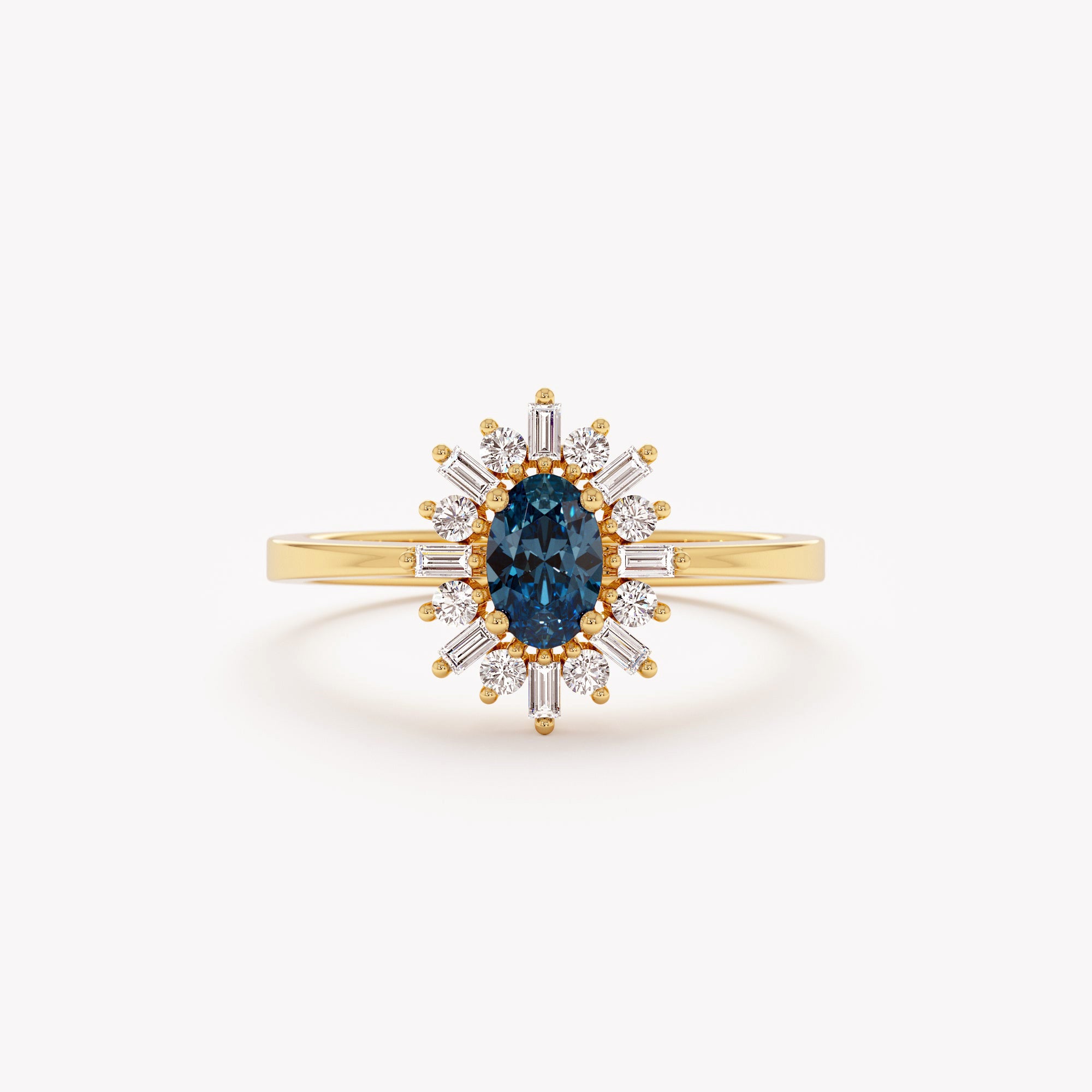 Sapphire Sky Topaz Ring