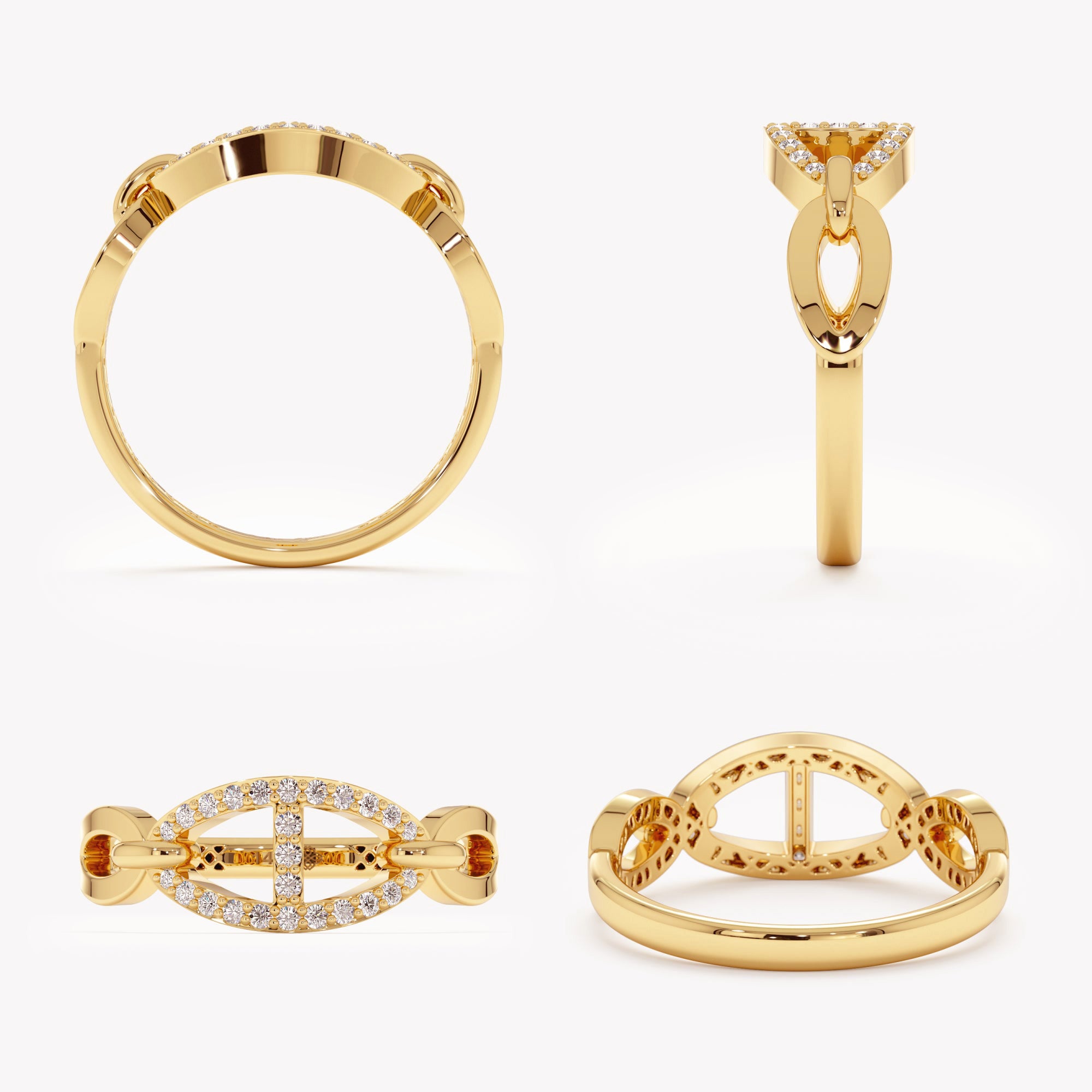 Luxury Chain Link Ring