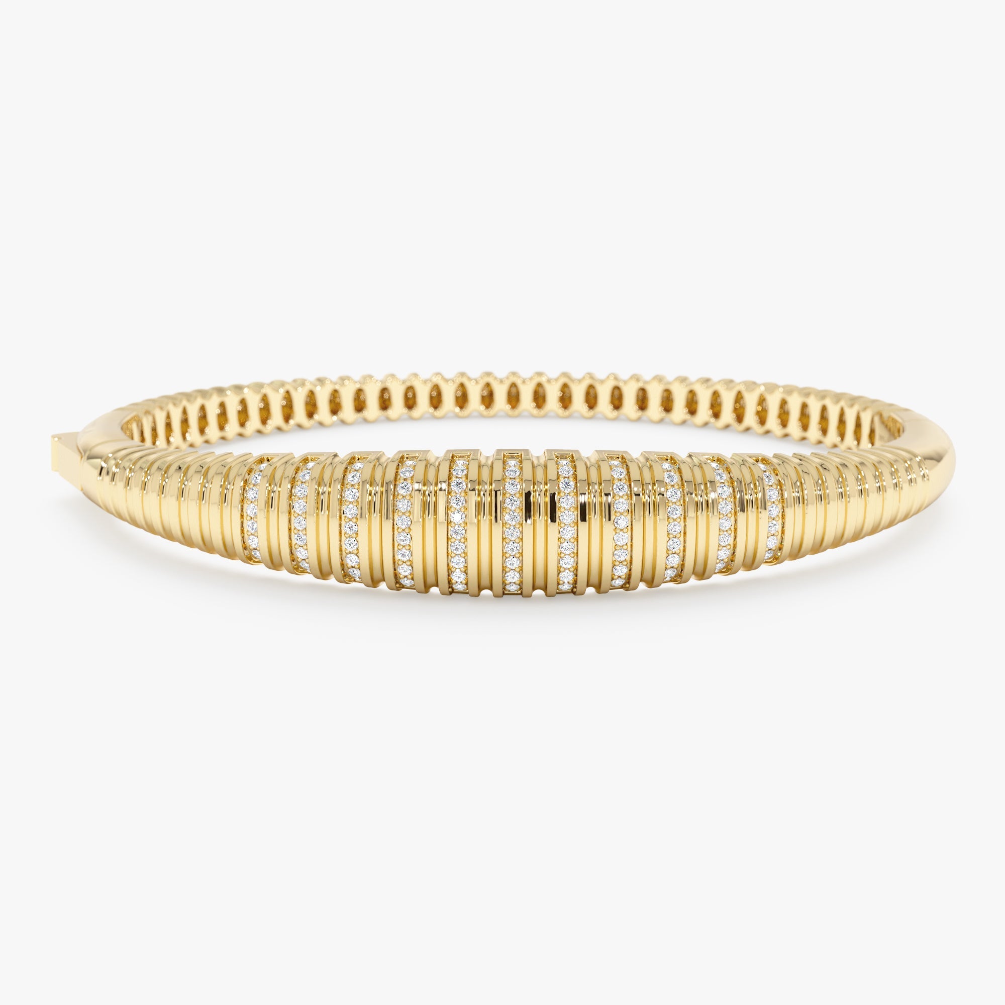 Lunar Glow Diamond Bangle