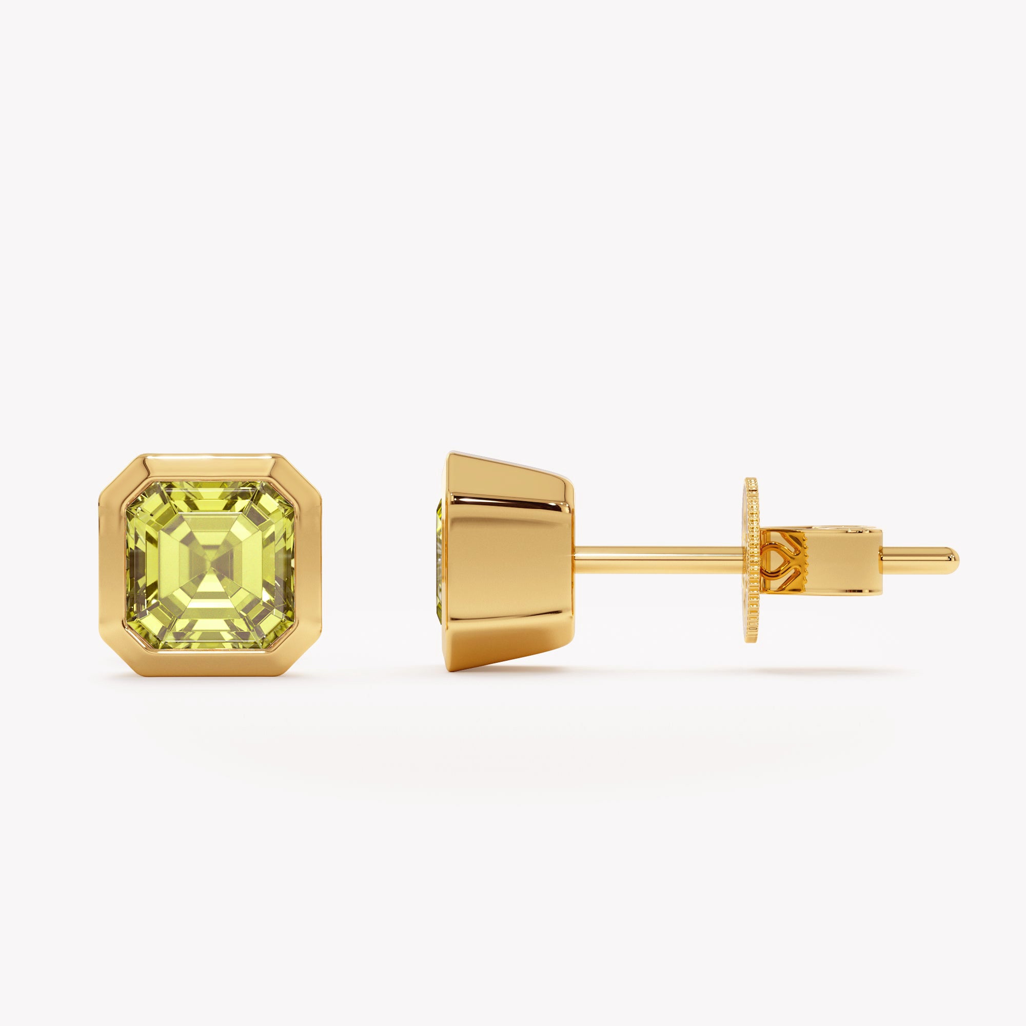 Olive Brilliance Peridot Studs