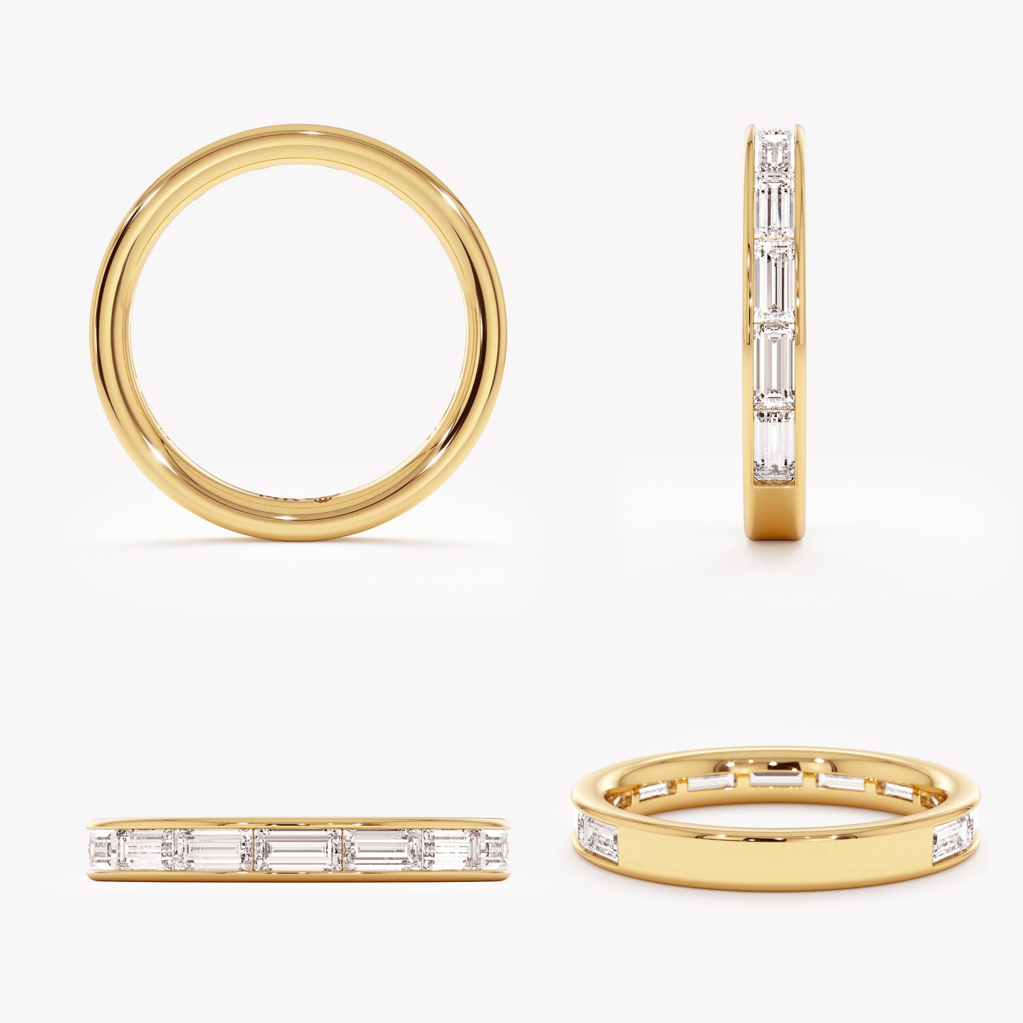 Baguette Glow Lab Diamond Ring