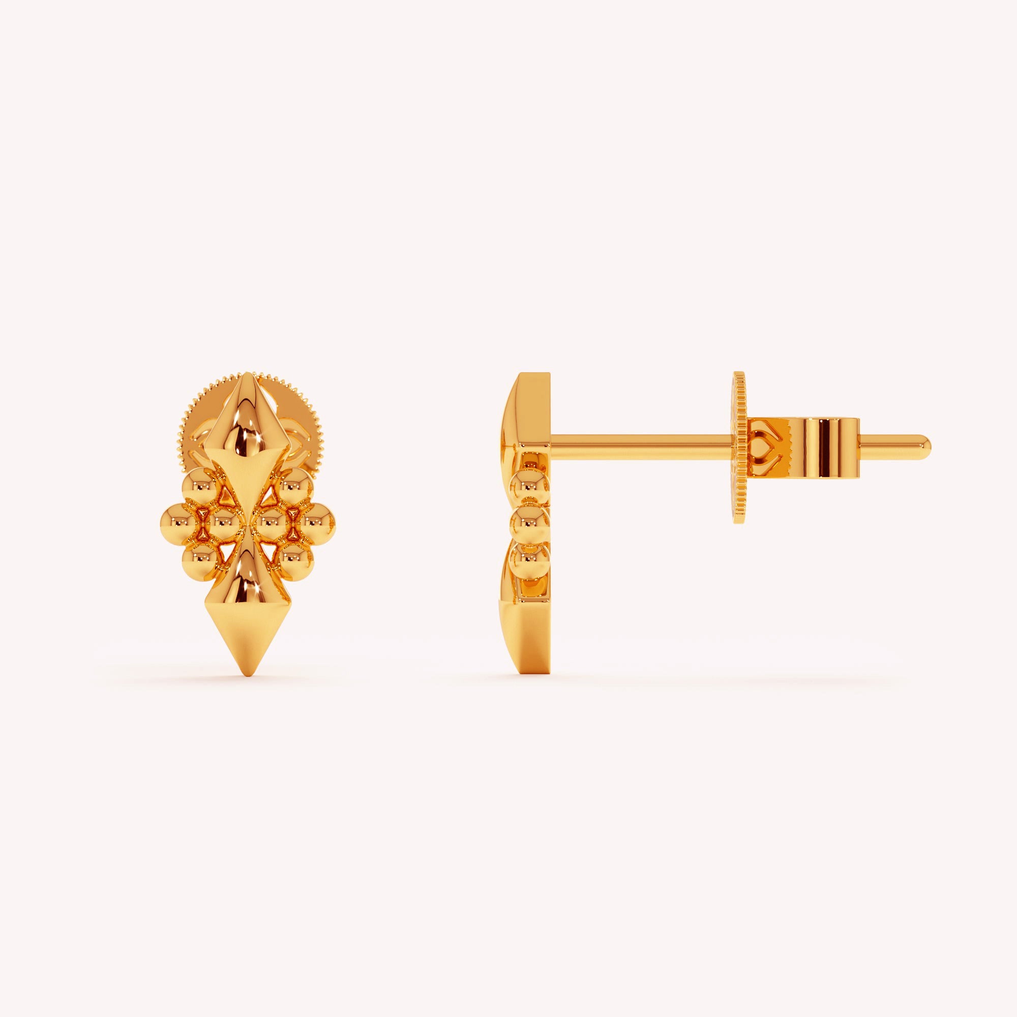 Angular Stud Earrings