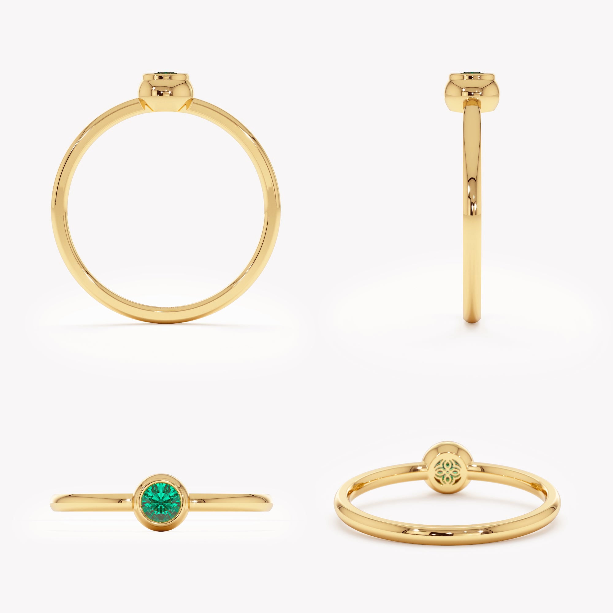 Graceful Emerald Ring