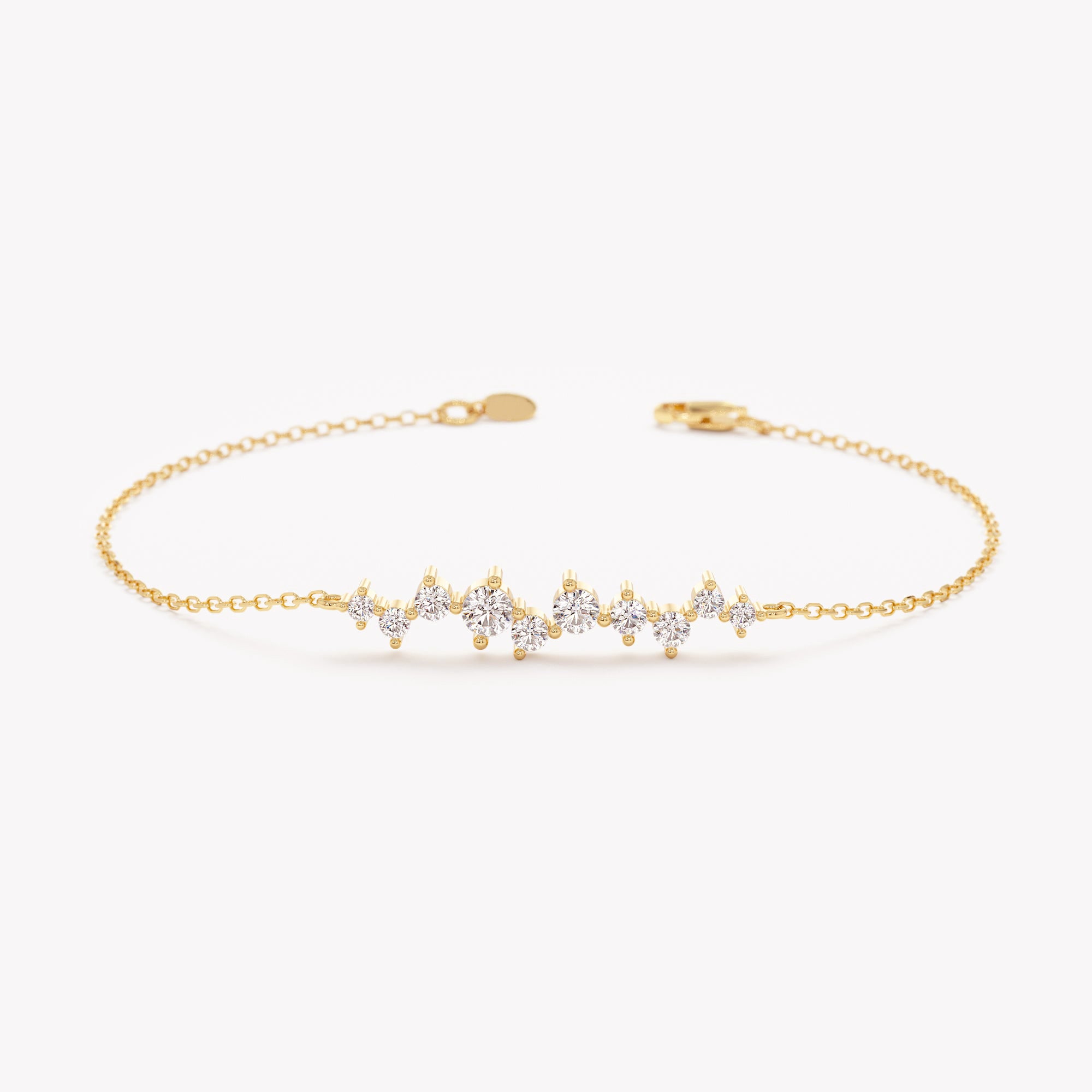 Sparkling Star Cluster Bracelet
