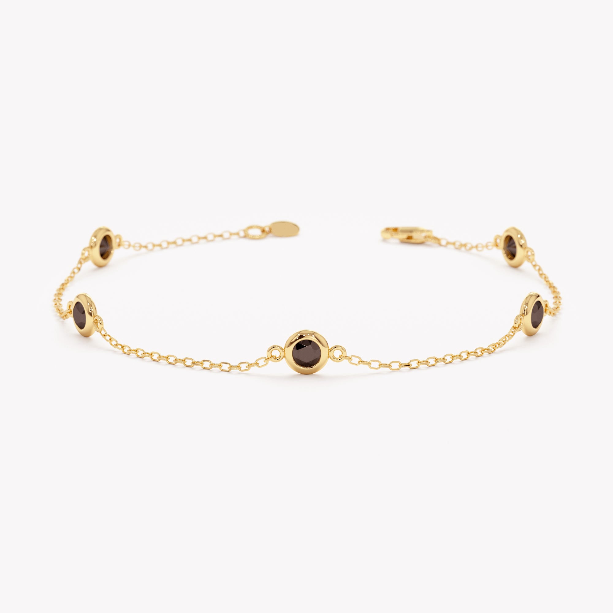Onyx Glam Station Bracelet