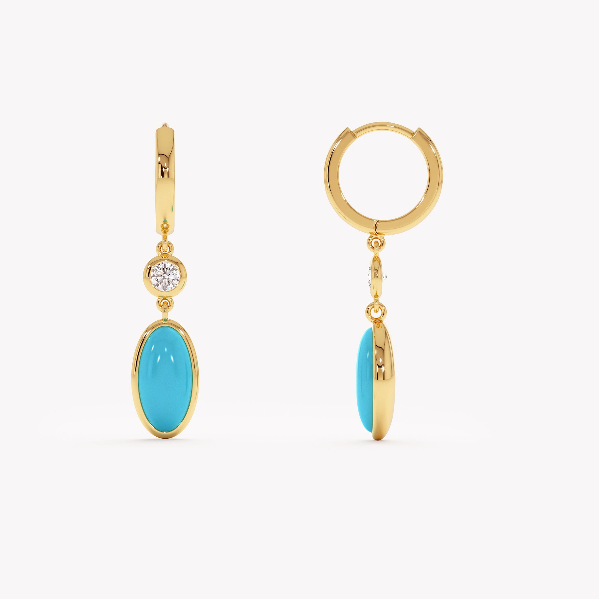 Sky Stone Drop Earrings