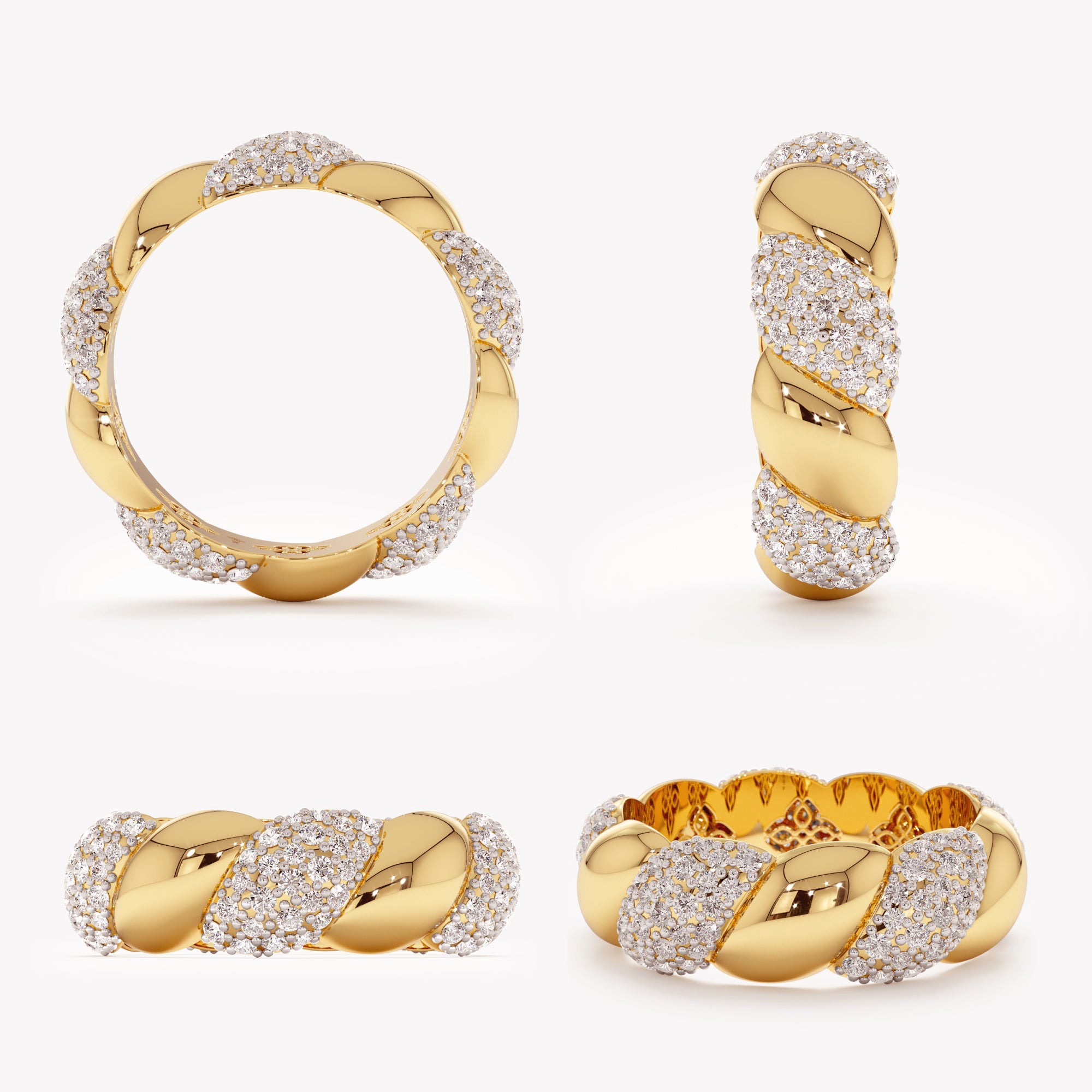 Aurora Croissant Eternity Ring