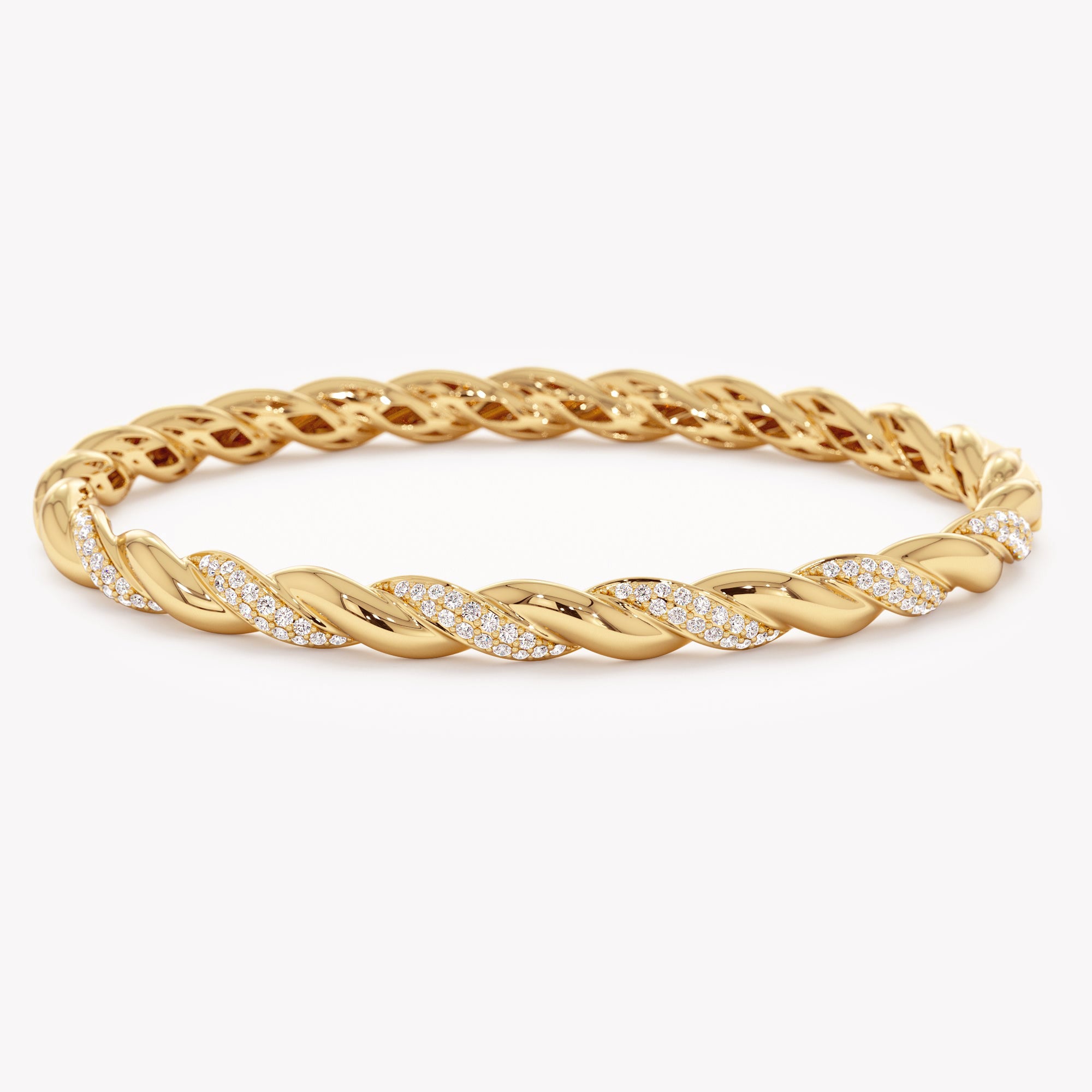 Rope Twist Eternity Bracelet