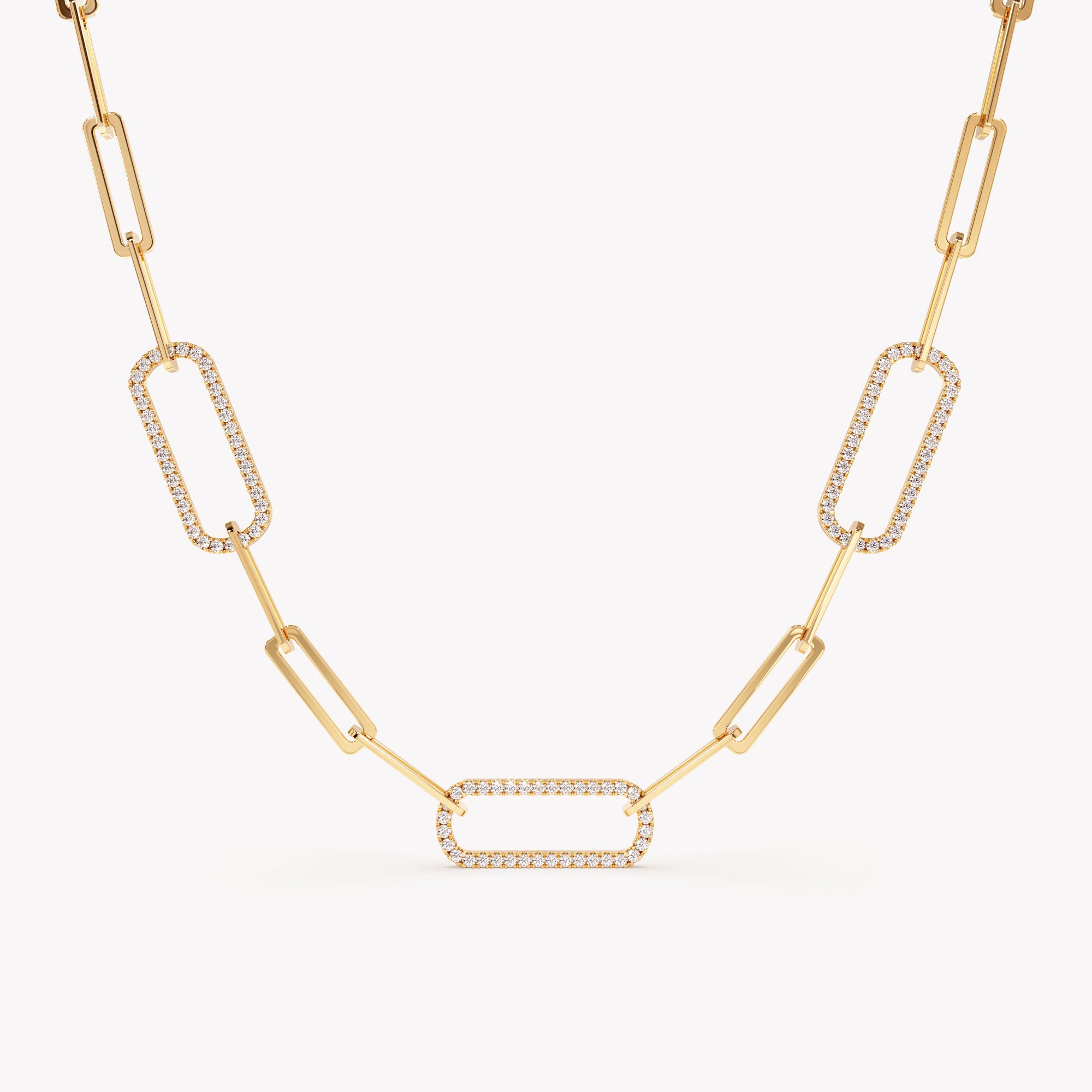 Edgy Paperclip Necklace