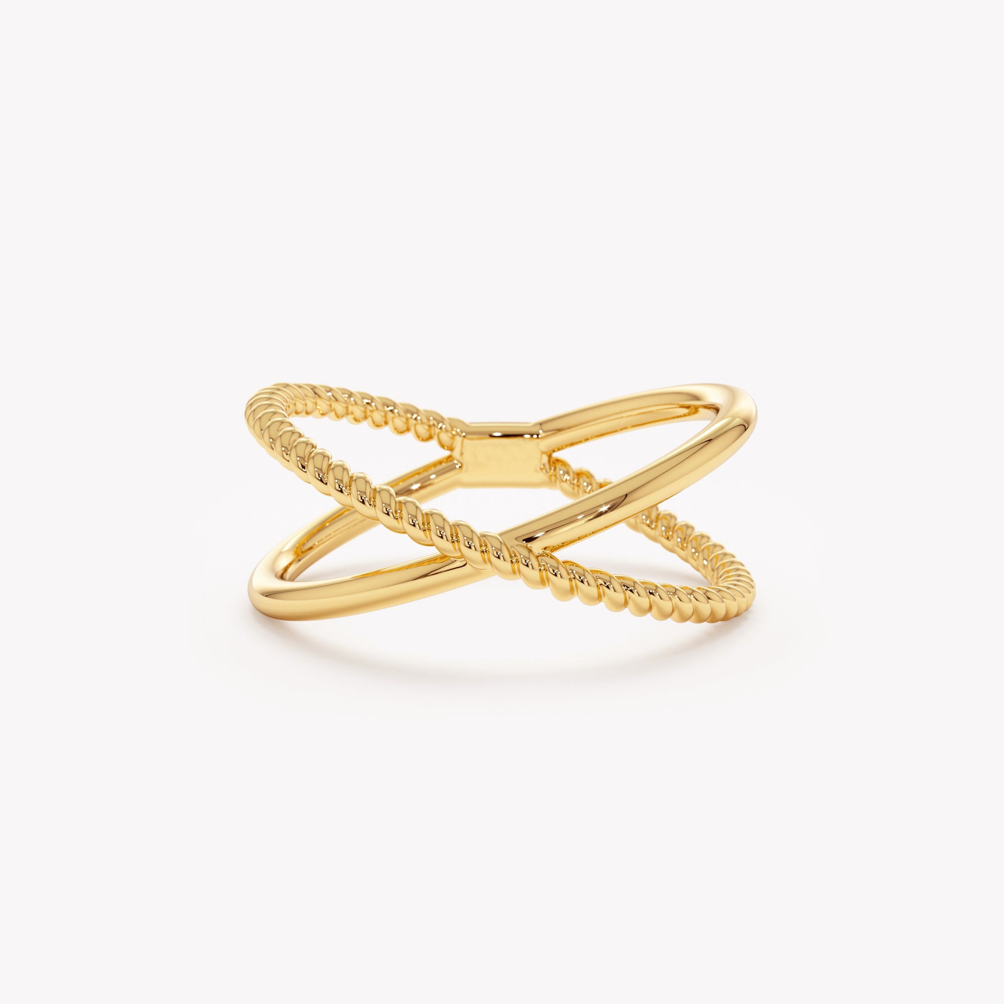 Interlaced Silver Band