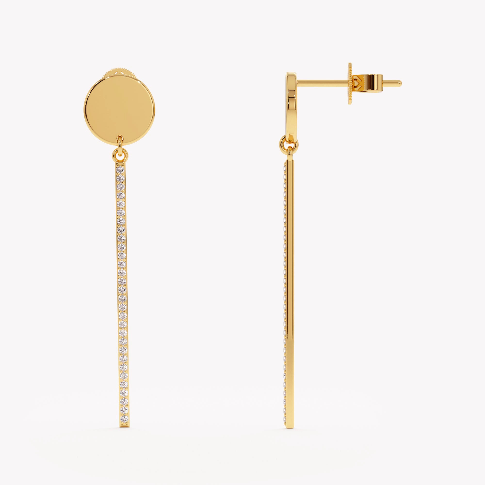 Luminous Bar Drops Earrings