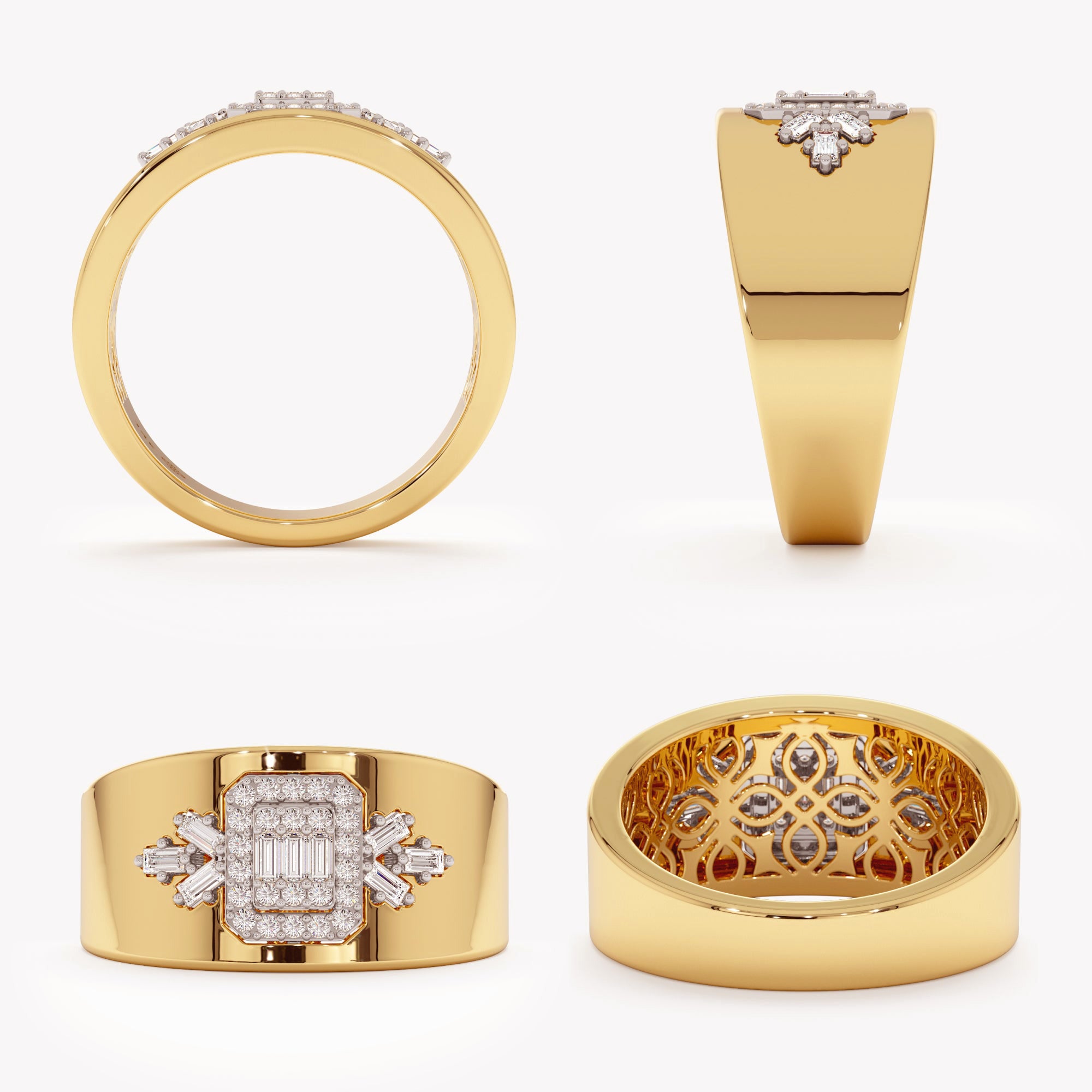 Sophistique Baguette Ring