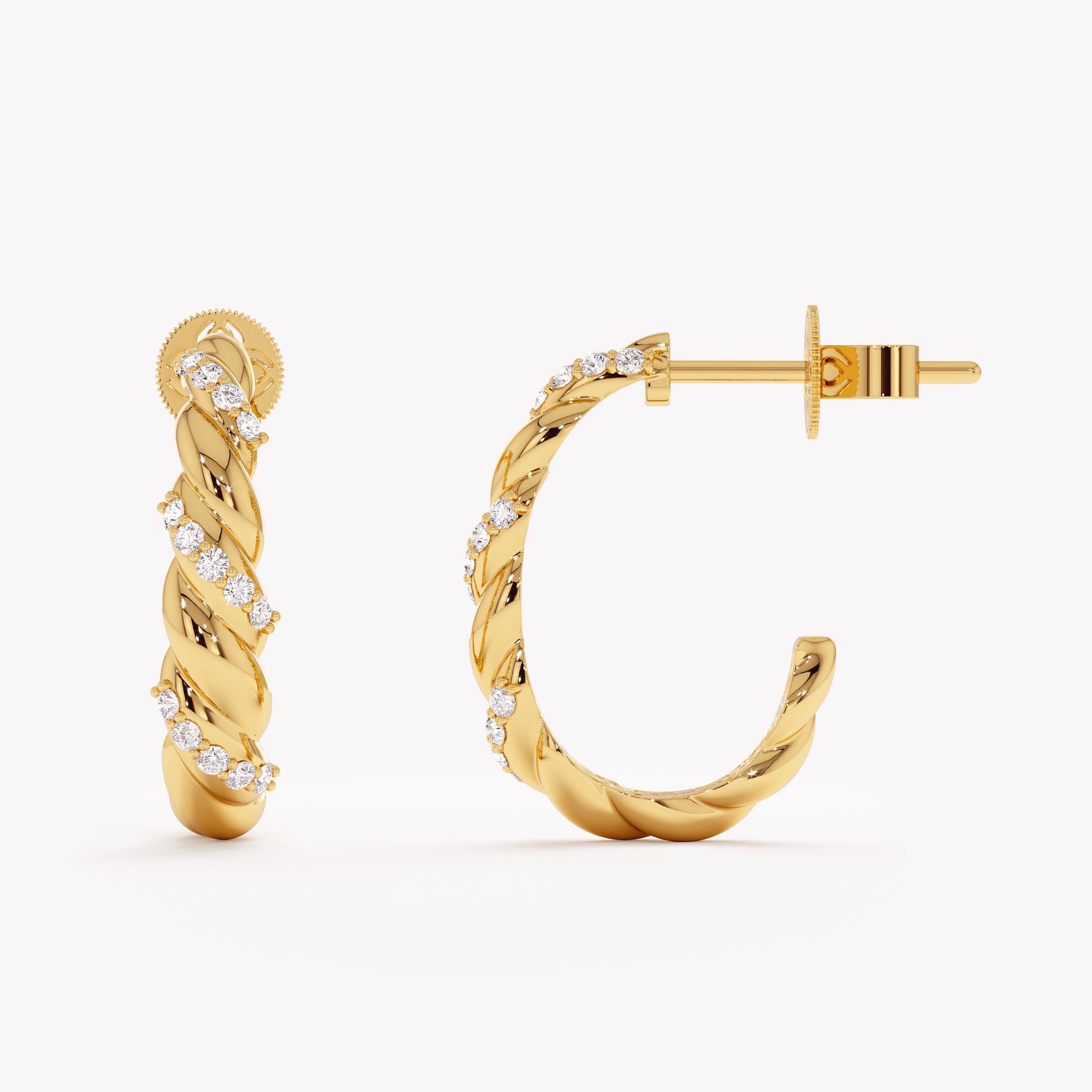 Helix Shine Hoop Earrings
