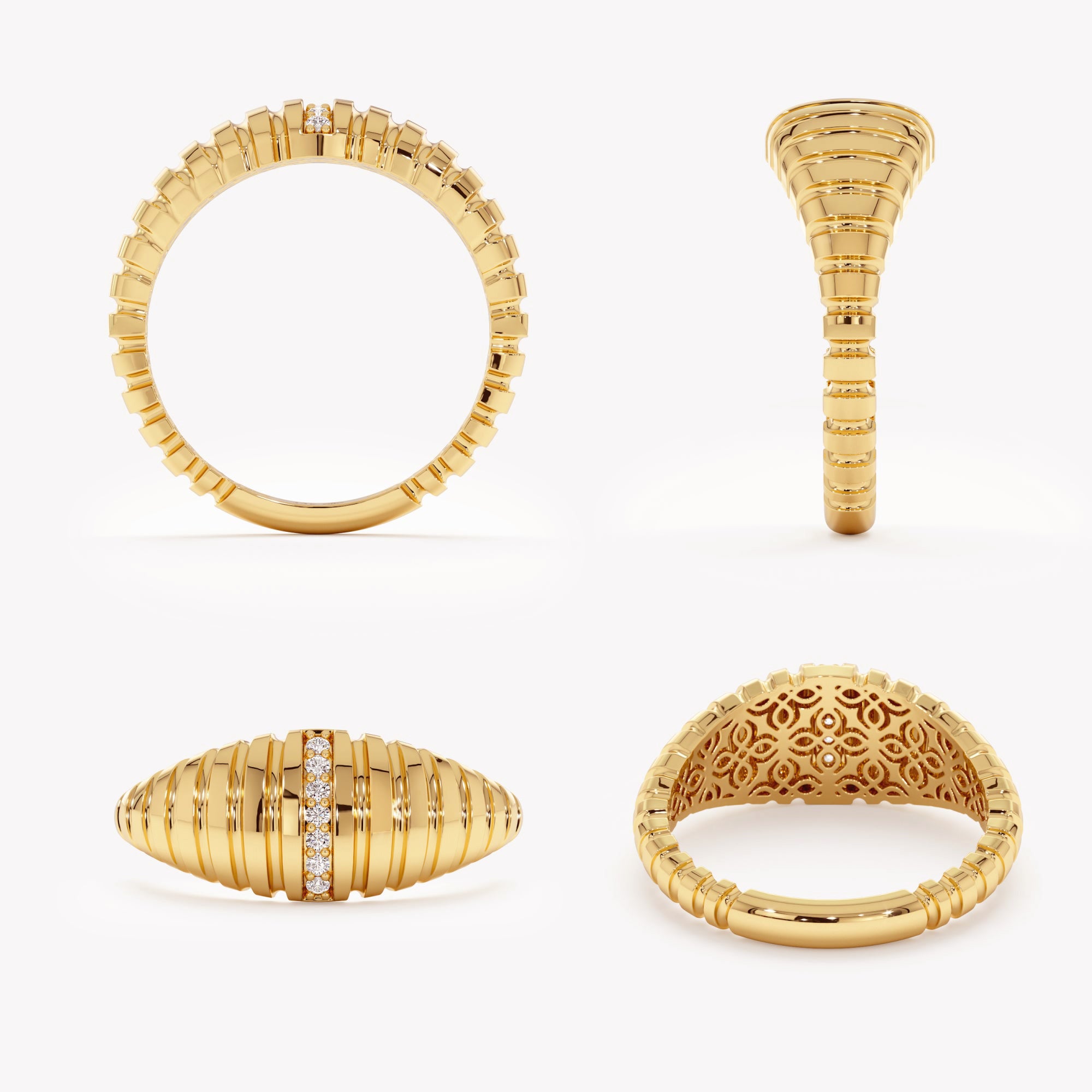 Lunar Bar Statement Ring