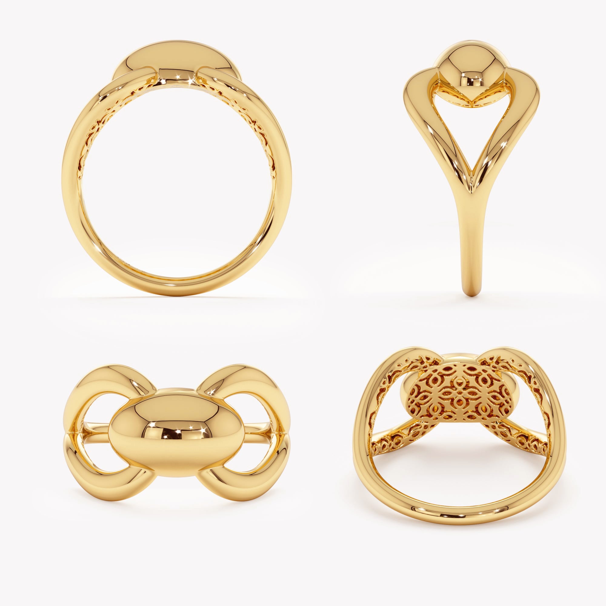 Ribbon Twist Ring