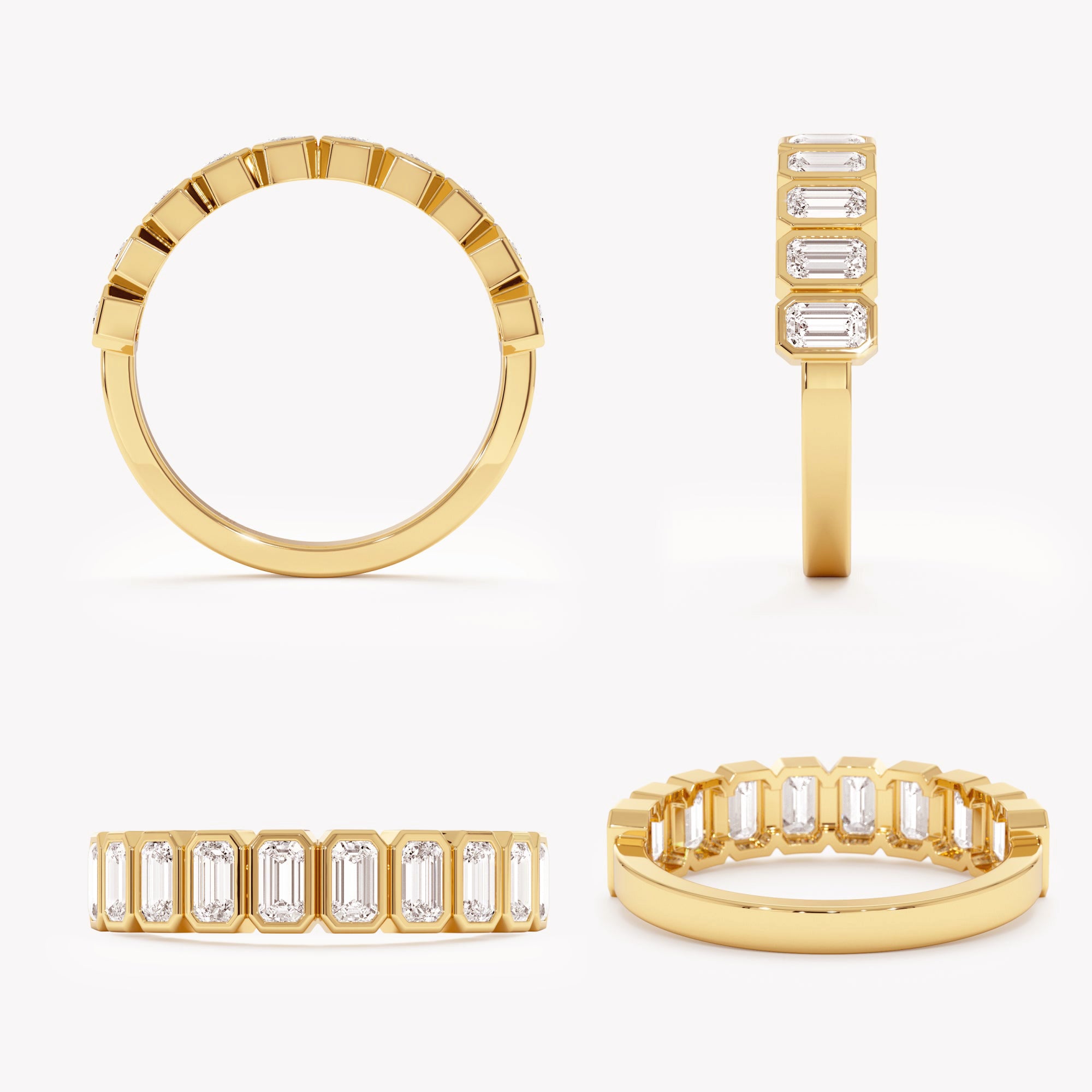 Celestial Octagon Diamond Ring
