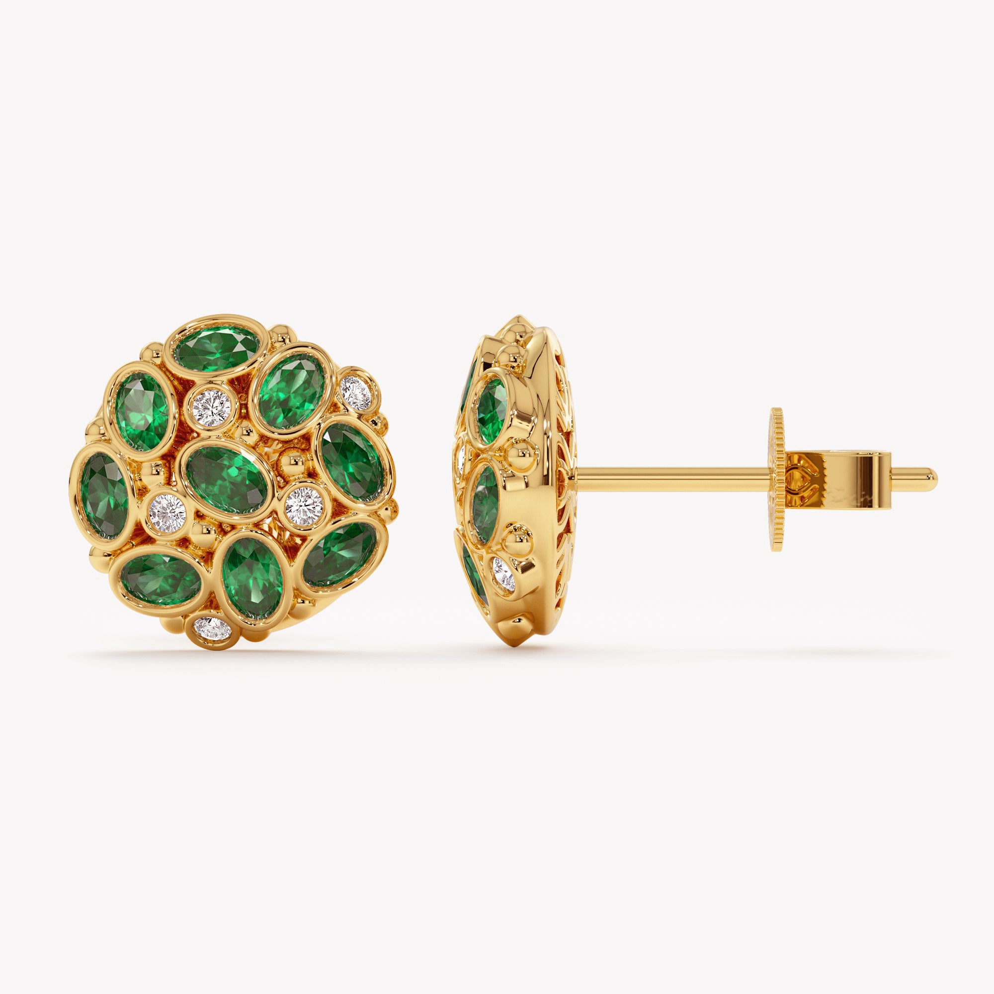 Lush Leaf Studs