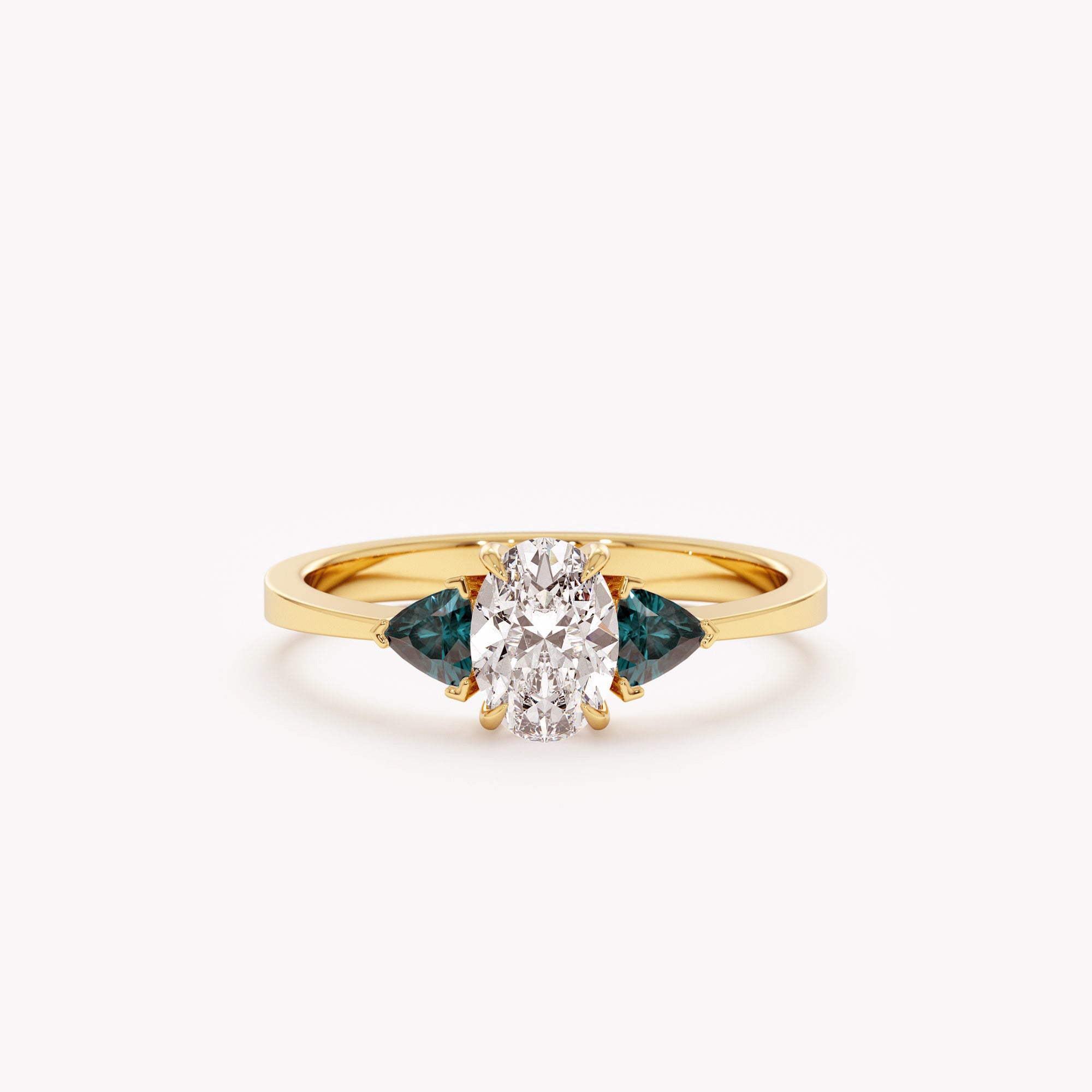 Mystique Teal Gem Ring