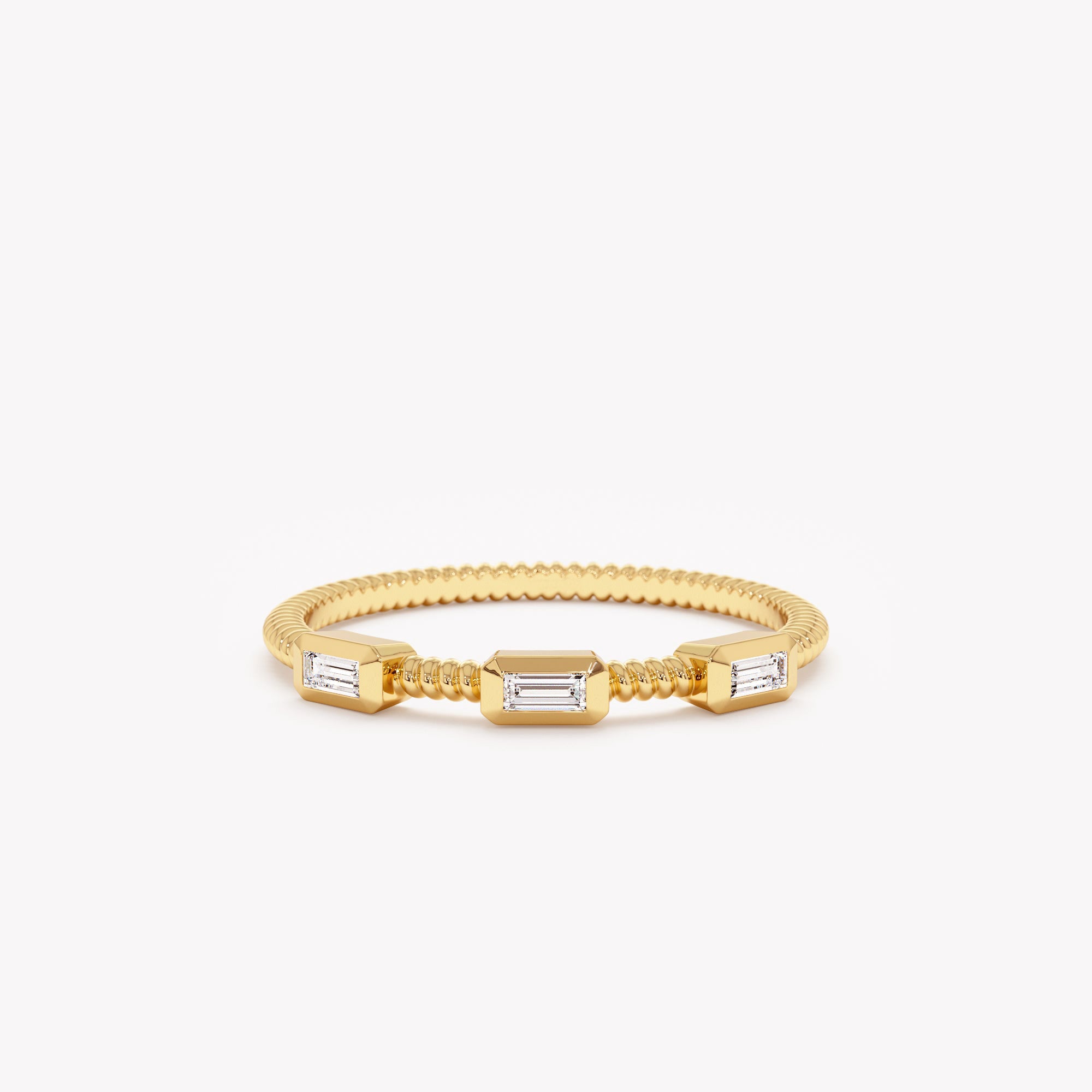 Gleam Baguette Station Ring