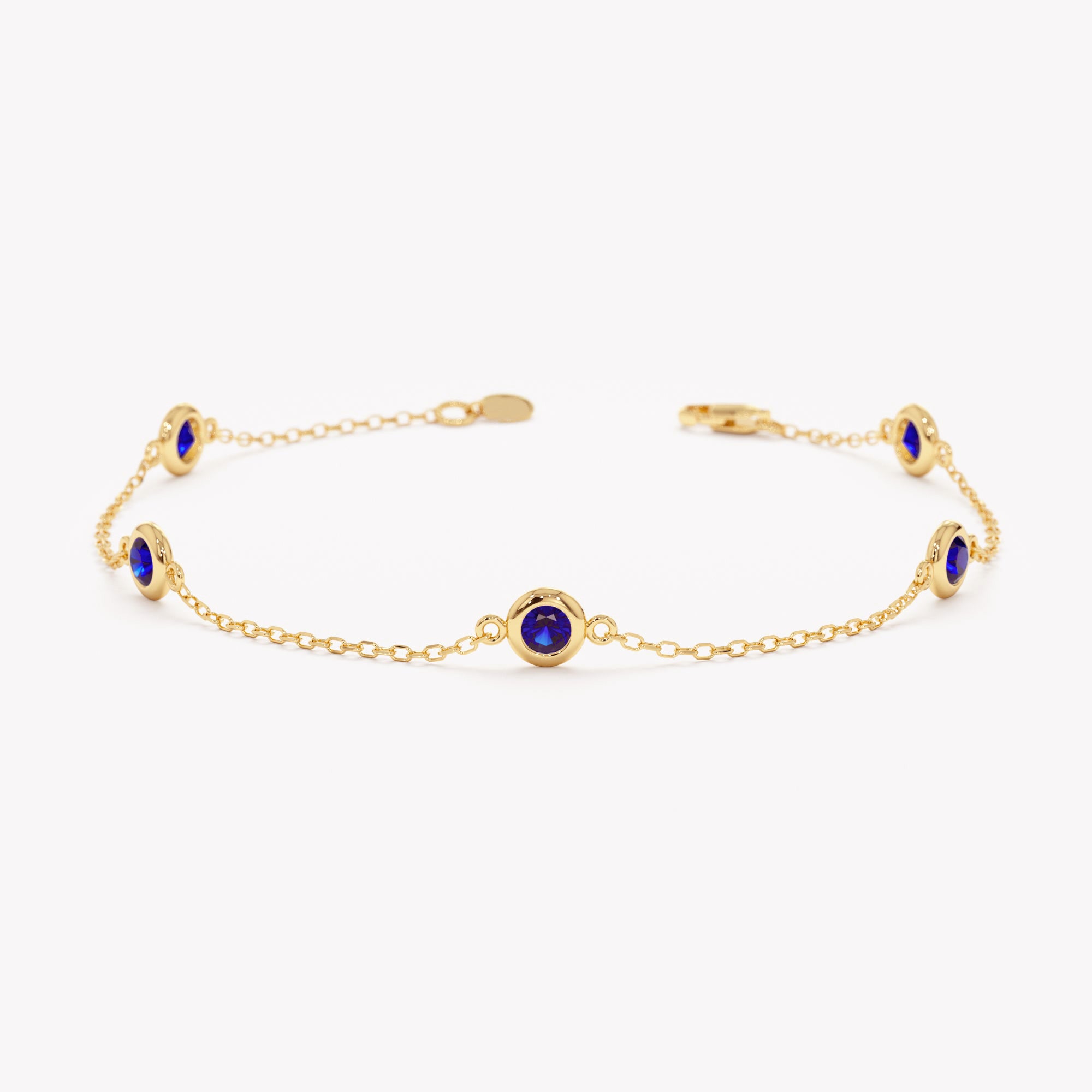 Radiant Sapphire Station Chain