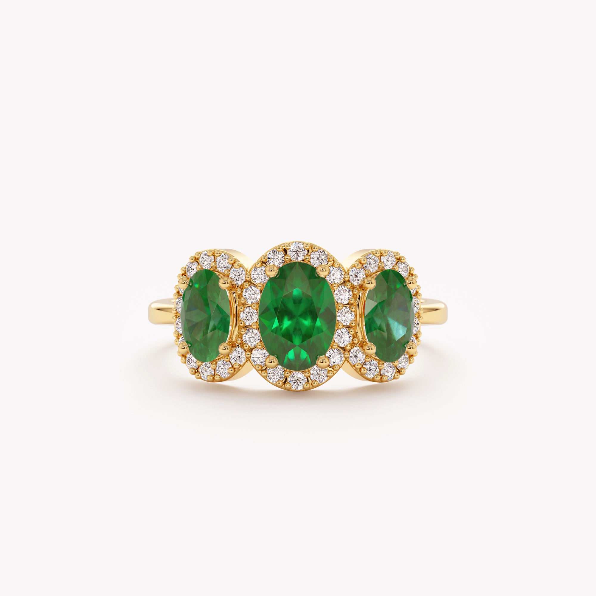 Forever Green Solitaire Ring