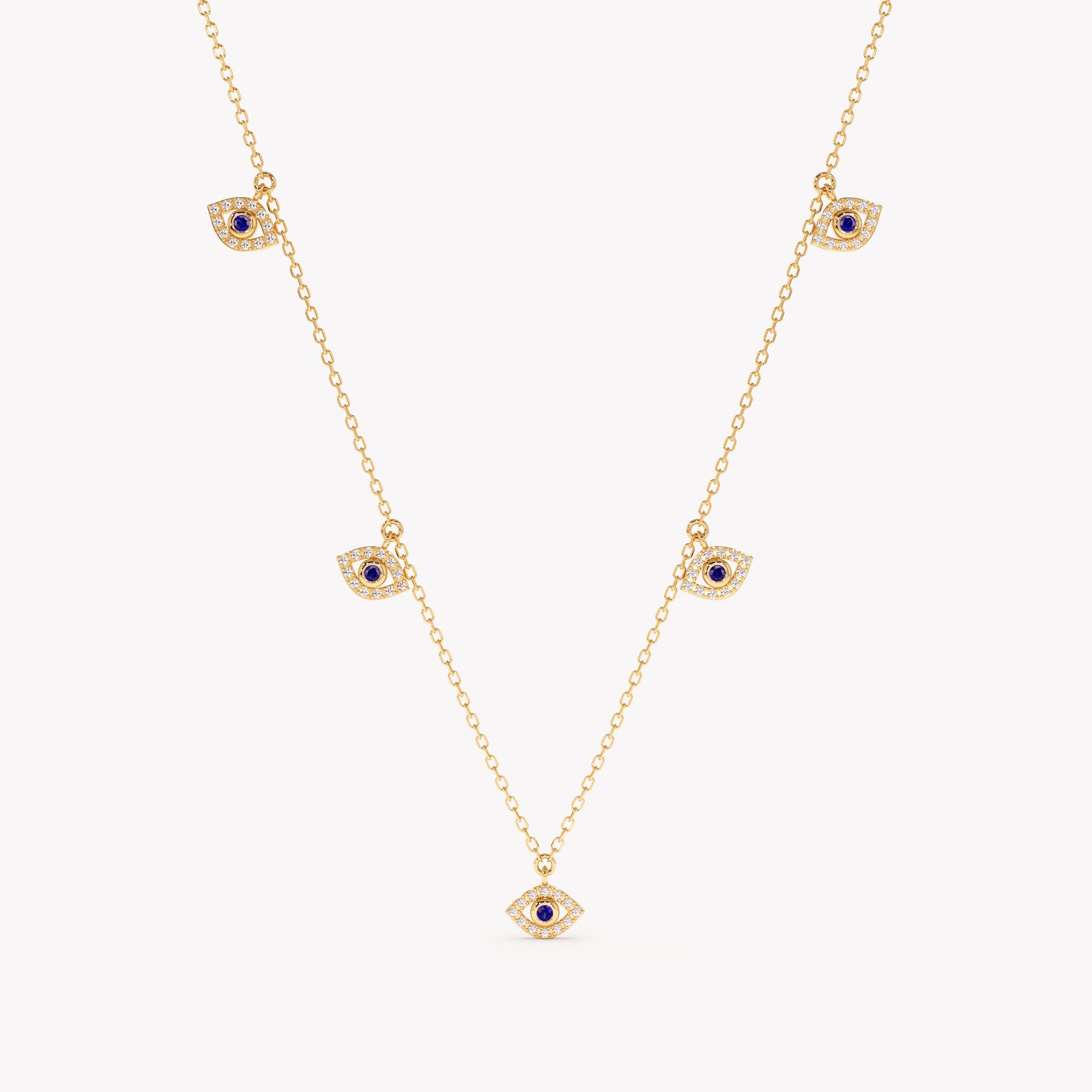 The Guardian Evil Eye Charms Necklace