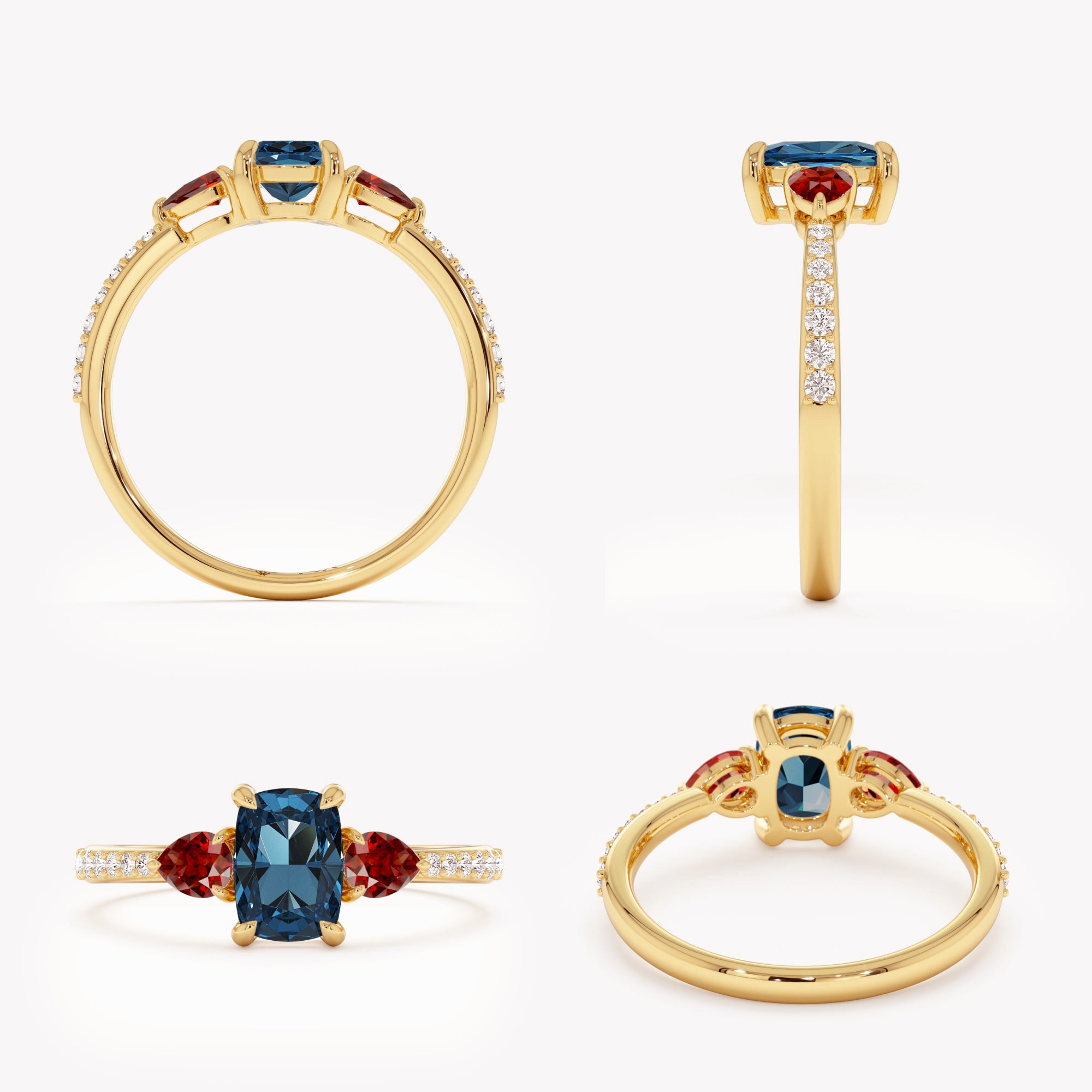 Royal Duo Elegance Ring