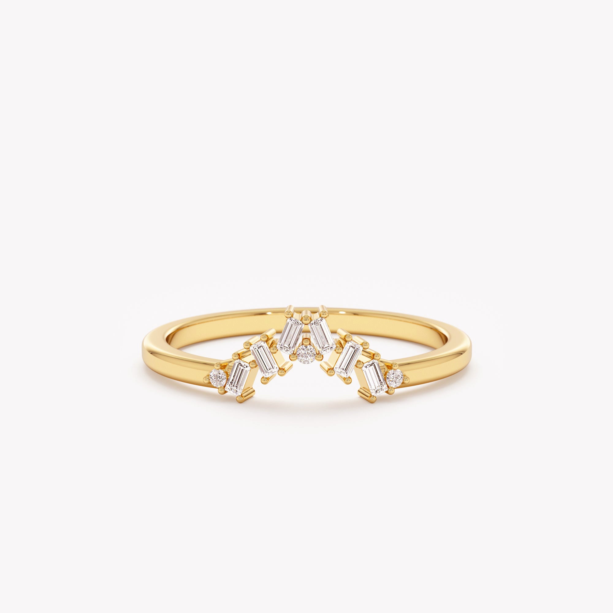 Sparkling Baguette Ring Guard