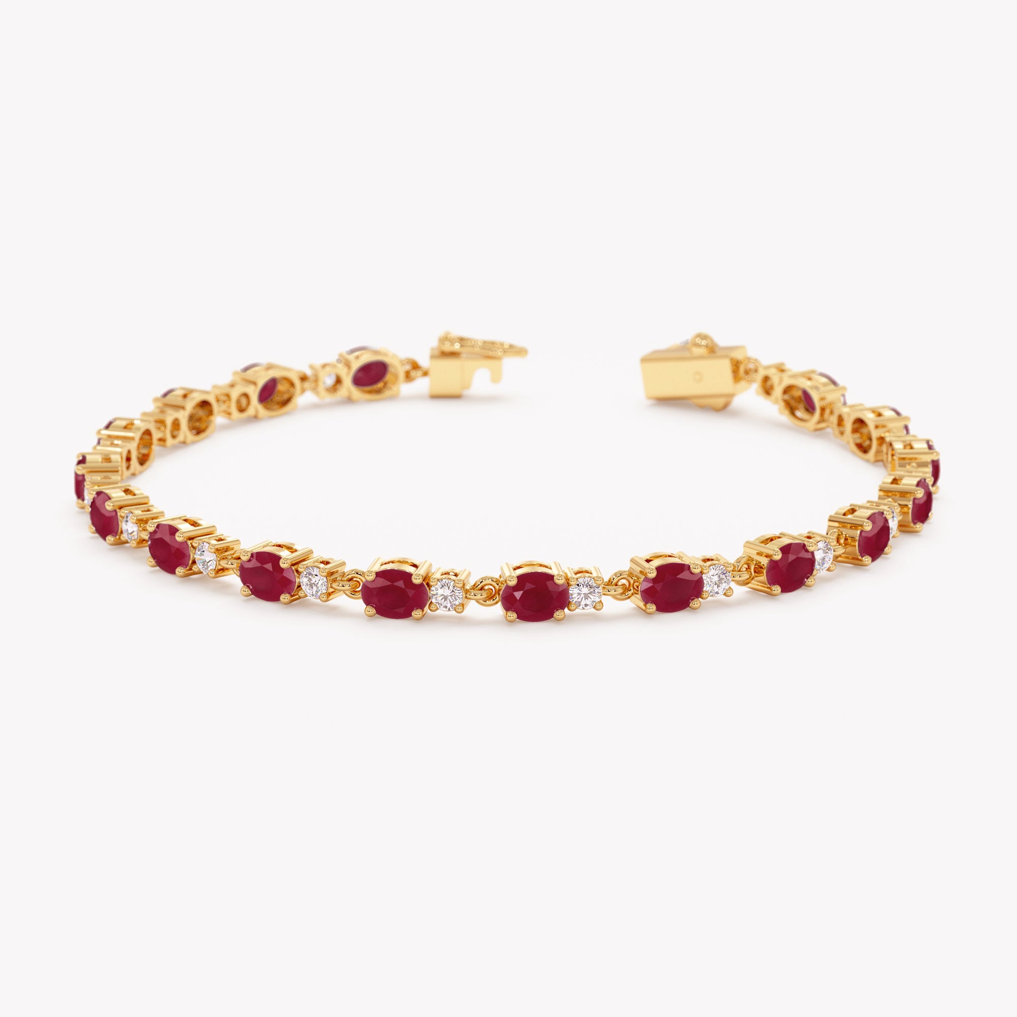 Rosette Ruby Bracelet