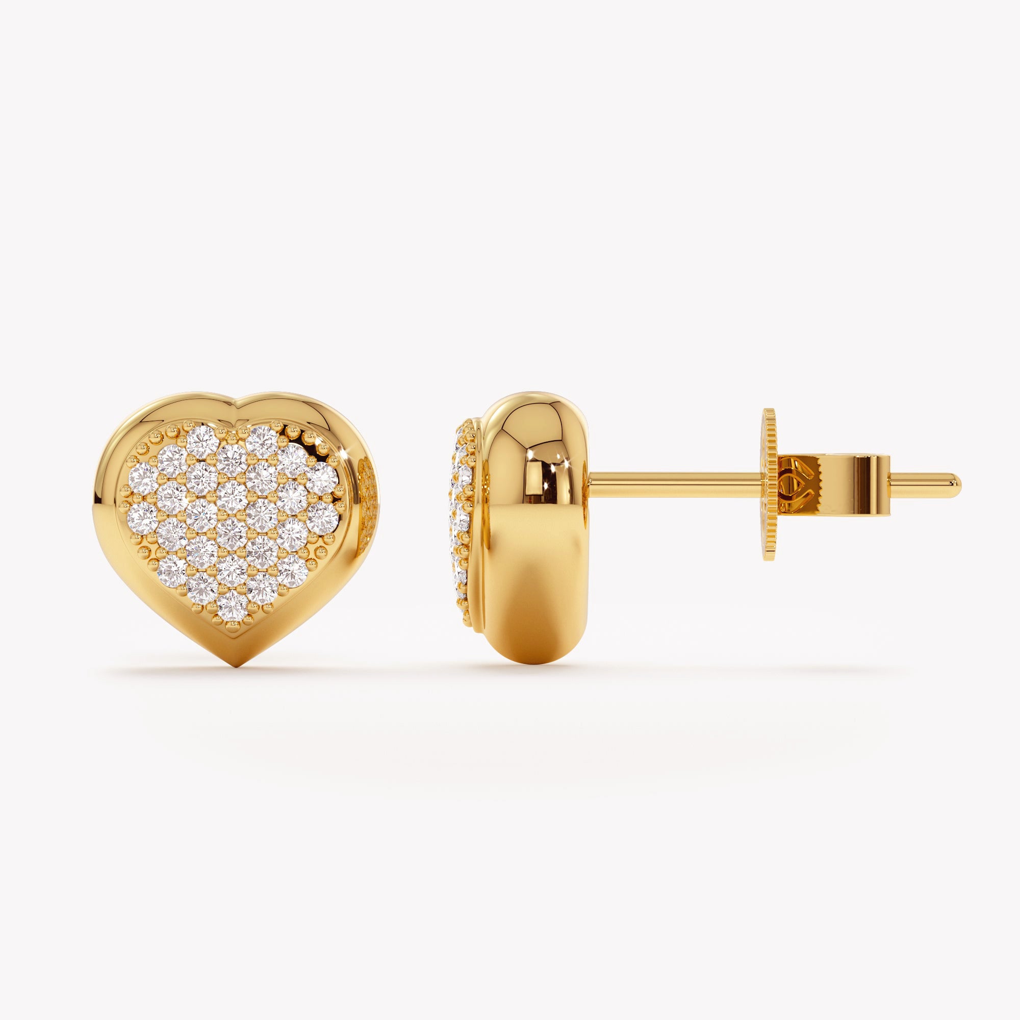 Plump Heart Studs