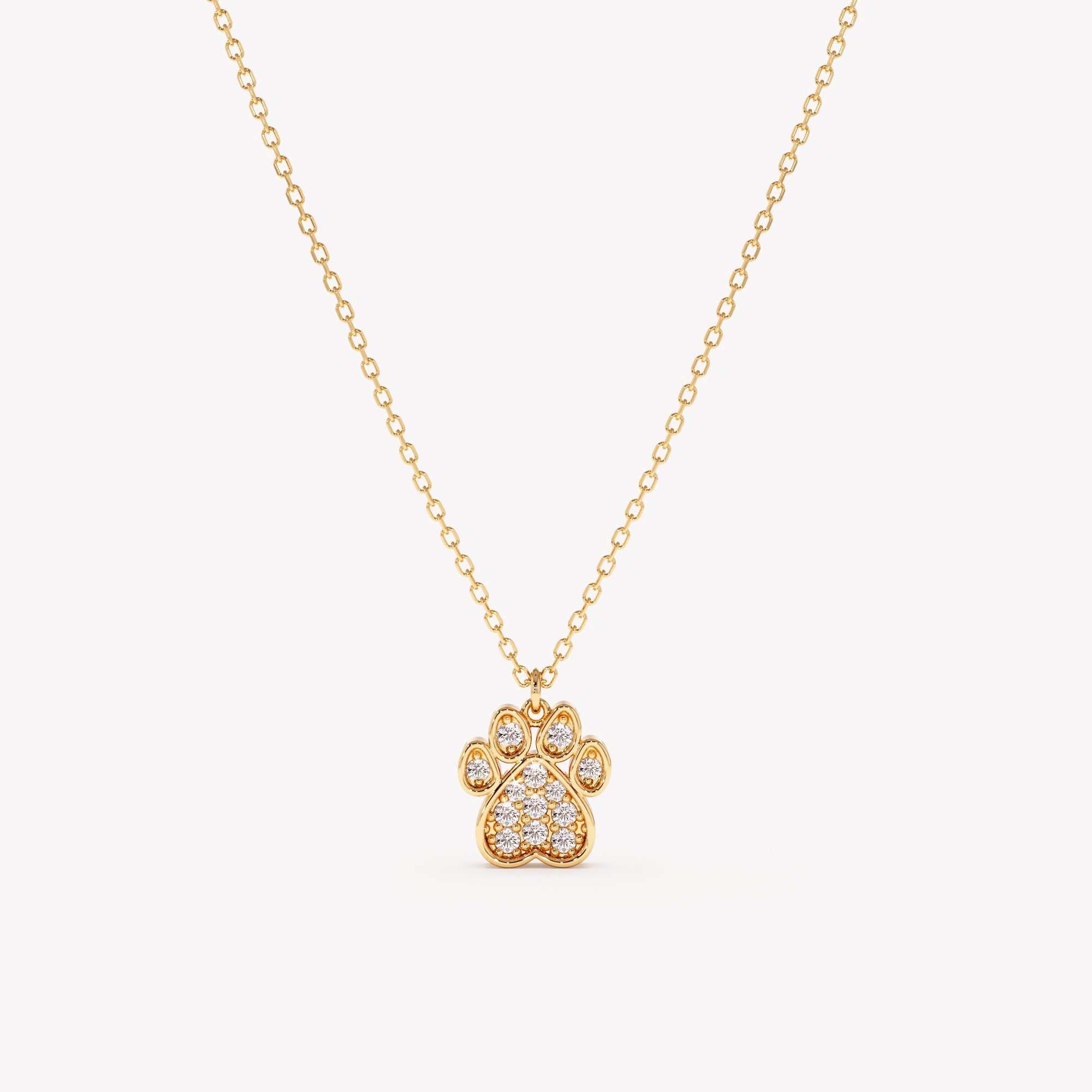 Sparkling Paw Necklace
