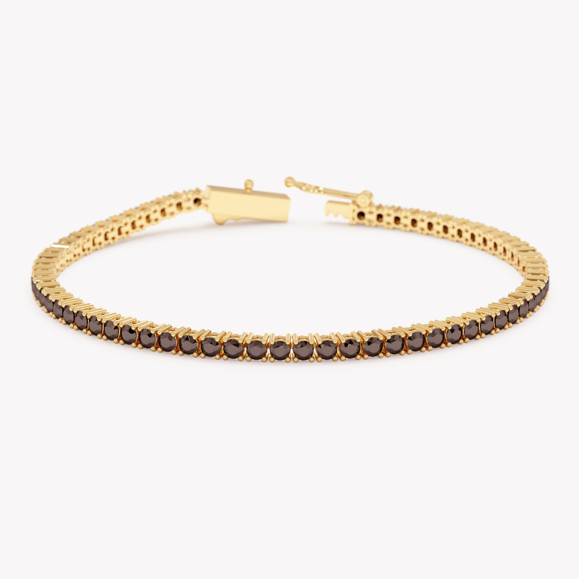 Shadow Diamond Tennis Bracelet