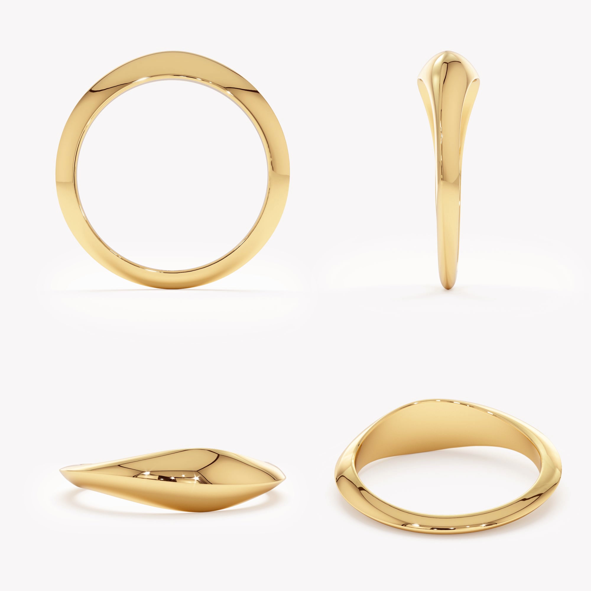 Lustrous Dome Ring