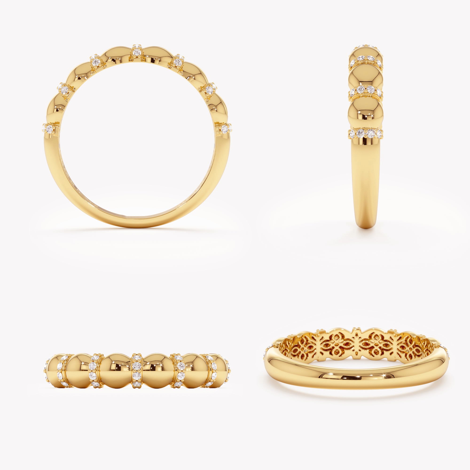 Radiant Bubble Statement Ring