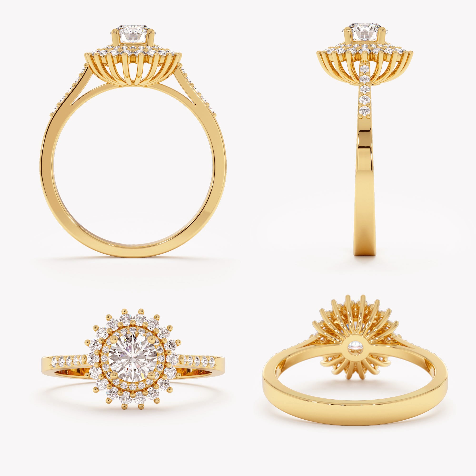 Stellar Burst Diamond Ring